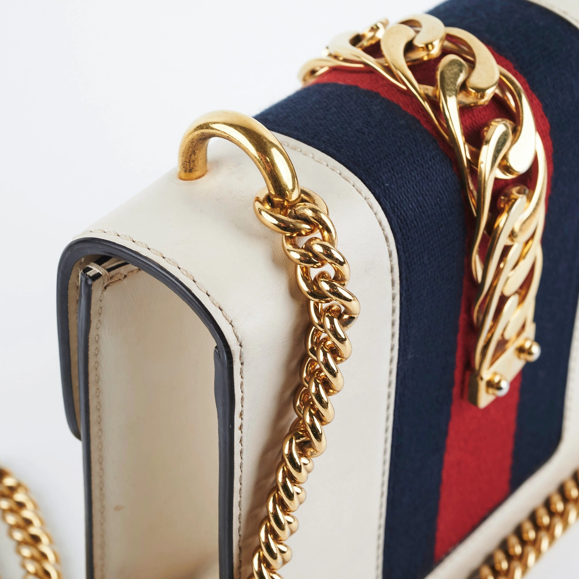 Gucci Mini Sylvie Bag Cream