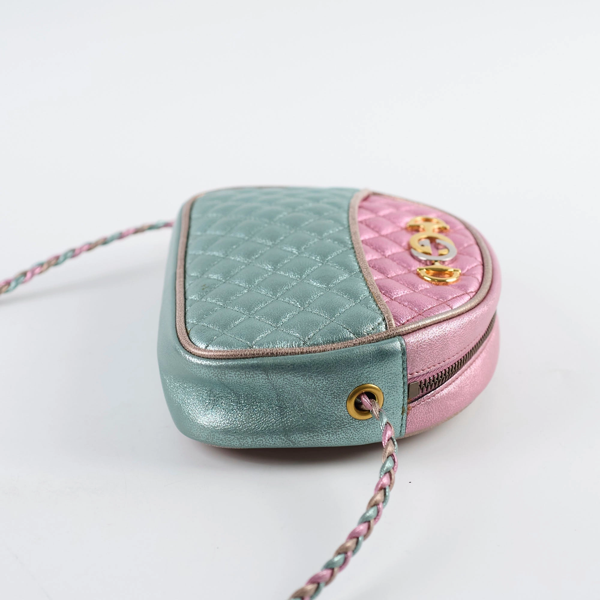 Gucci Mini Trapunated Zumi Crossbody Bag Multicolour