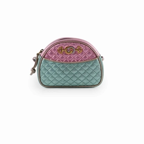 Gucci Mini Trapunated Zumi Crossbody Bag Multicolour