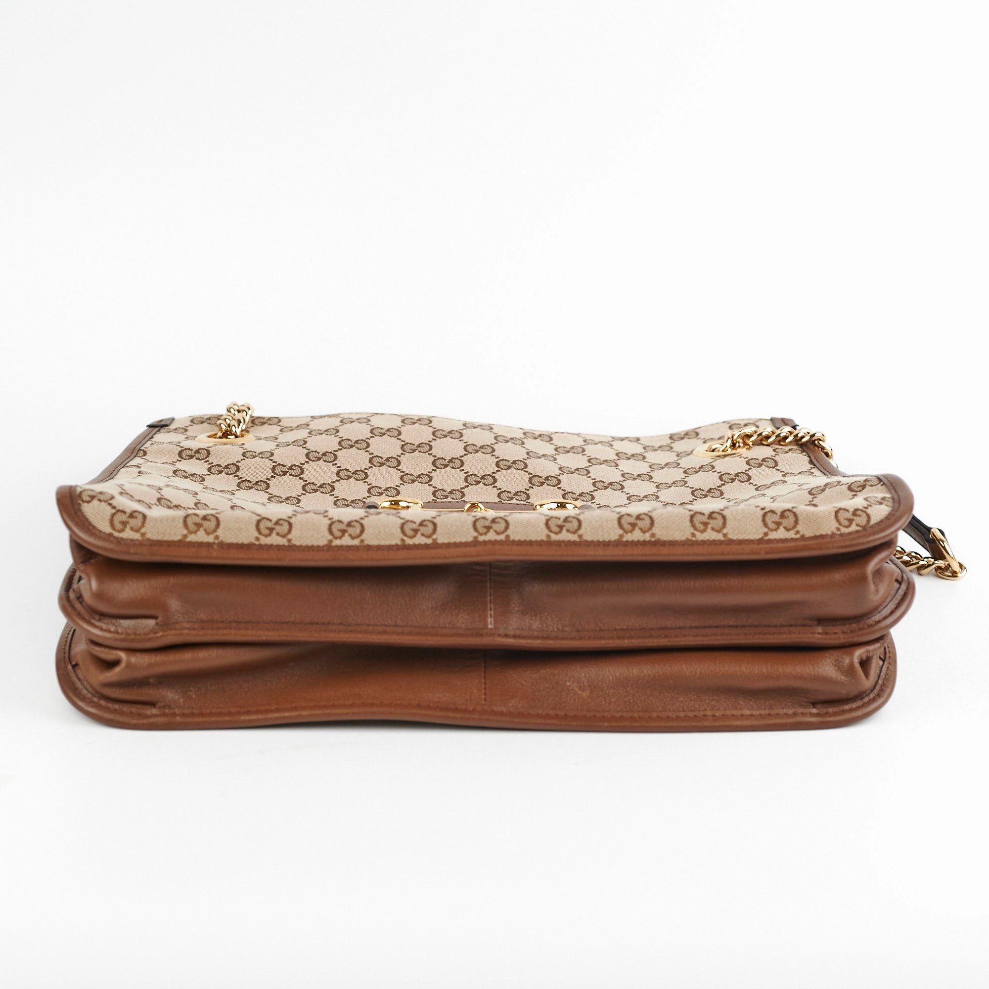 Gucci Monogram Brown Tote