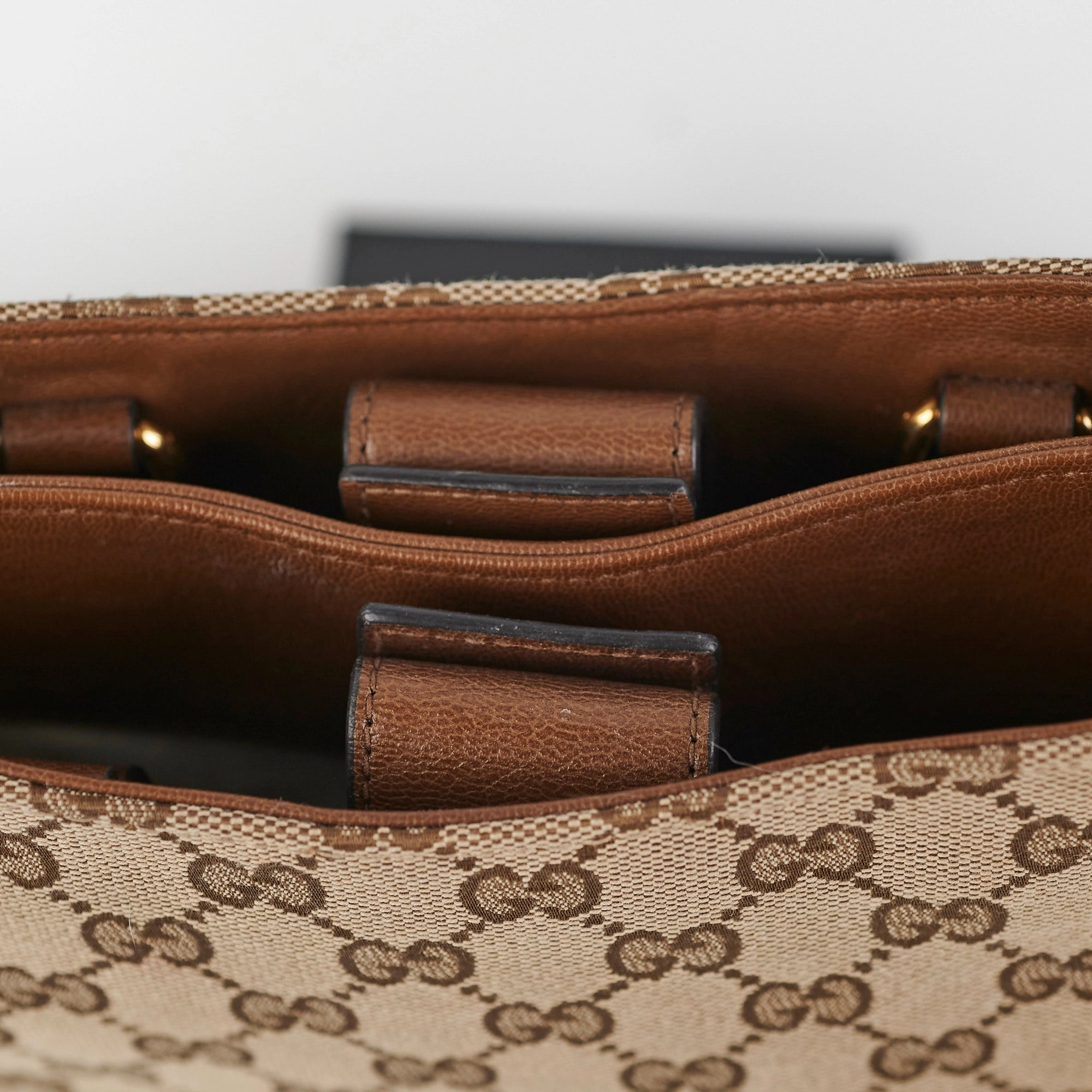Gucci Monogram Brown Tote