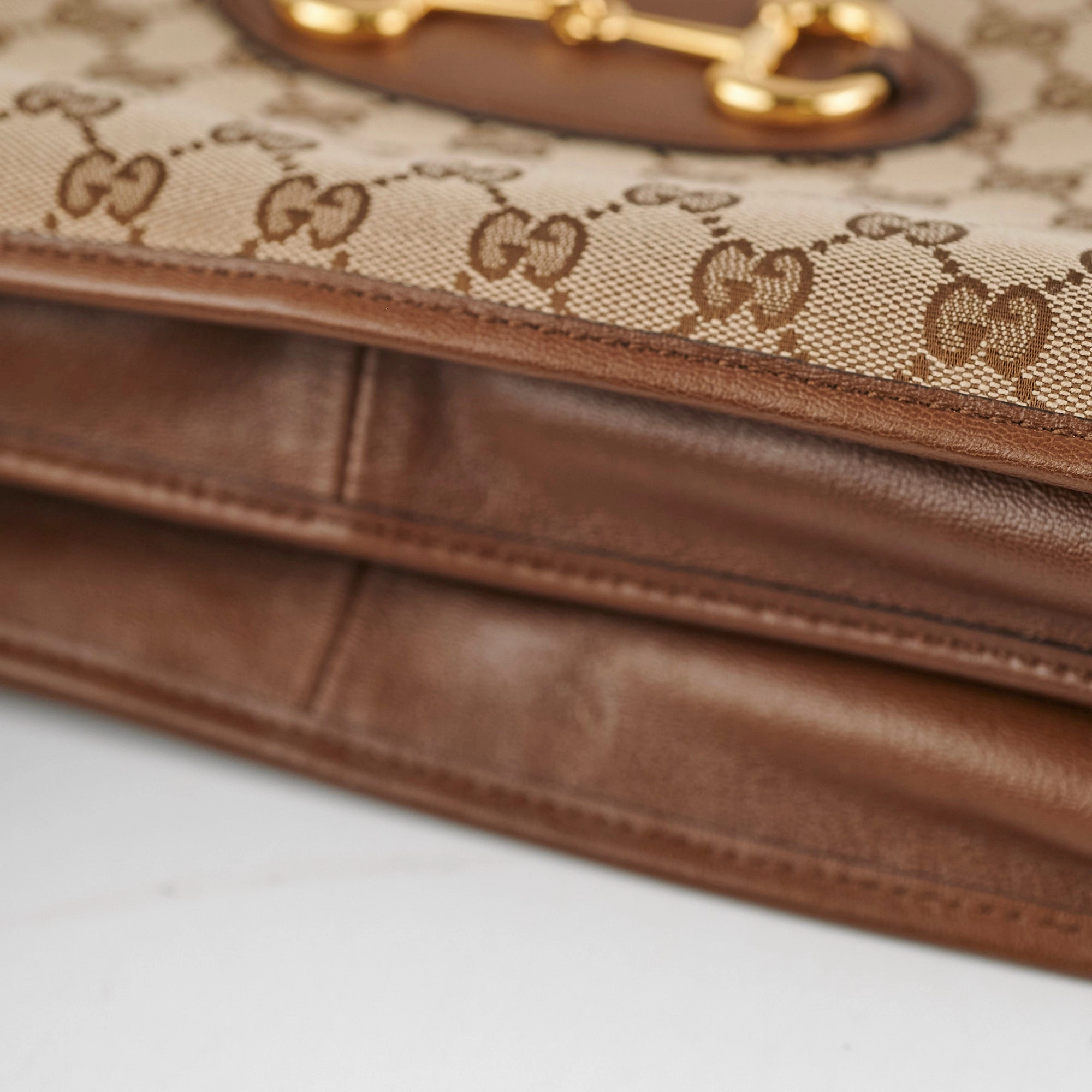 Gucci Monogram Brown Tote