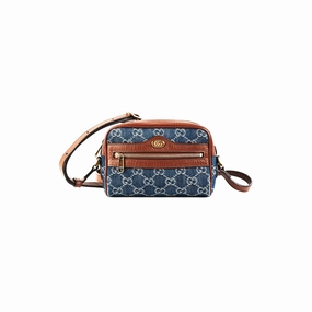 Gucci Ophidia Small Denim Crossbody Bag