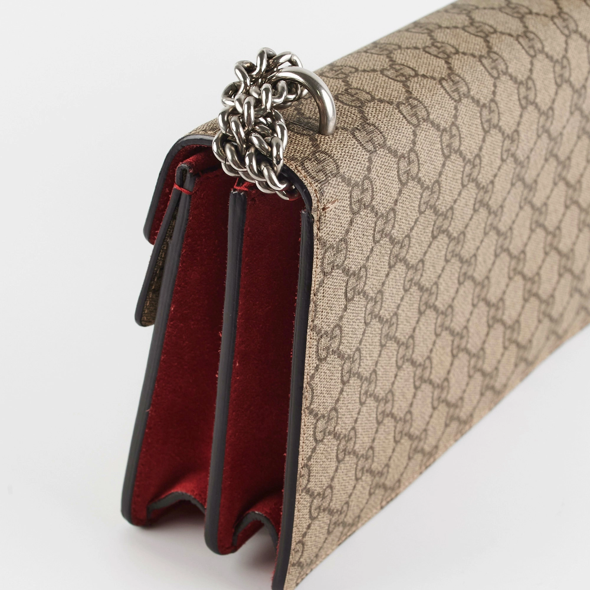 Gucci Small Dionysus Shoulder Bag Red