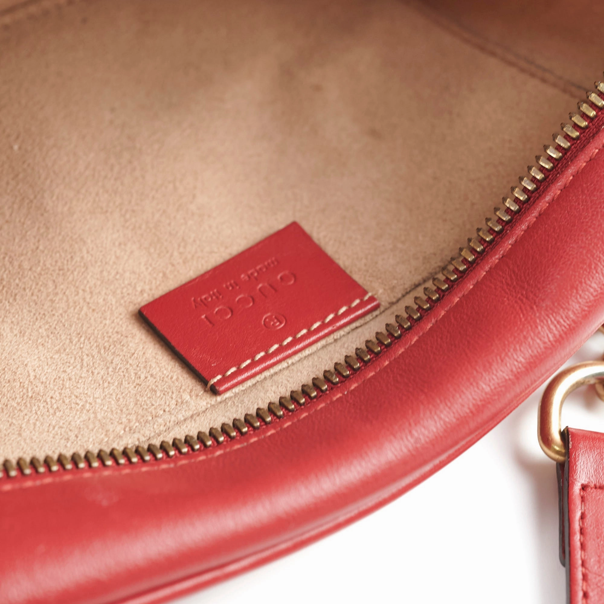 Gucci Small Marmont Camera Bag Red