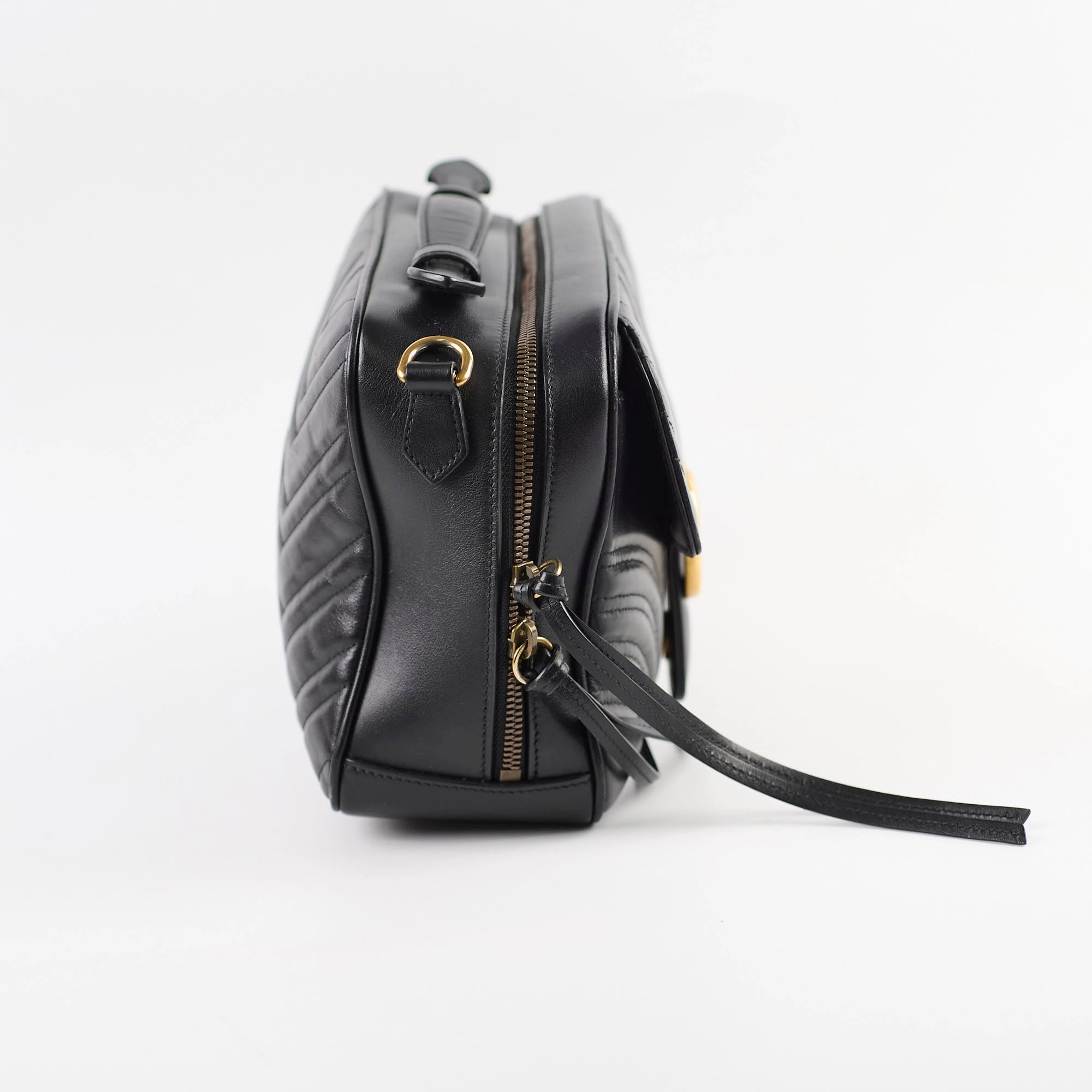 Gucci Small Marmont Camera Bag Top Handle Bag