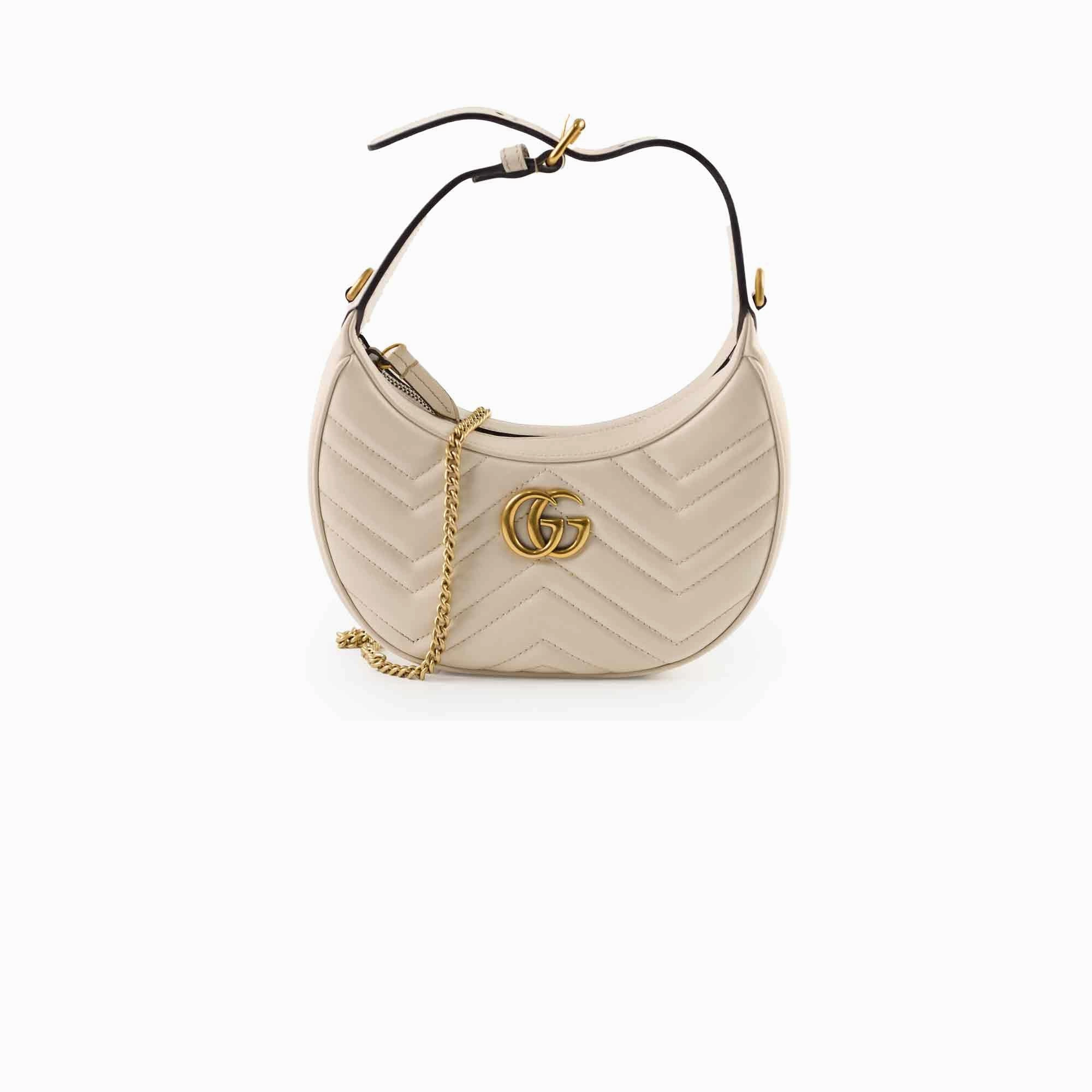 Gucci Small Marmont  Shoulder Bag Ivory