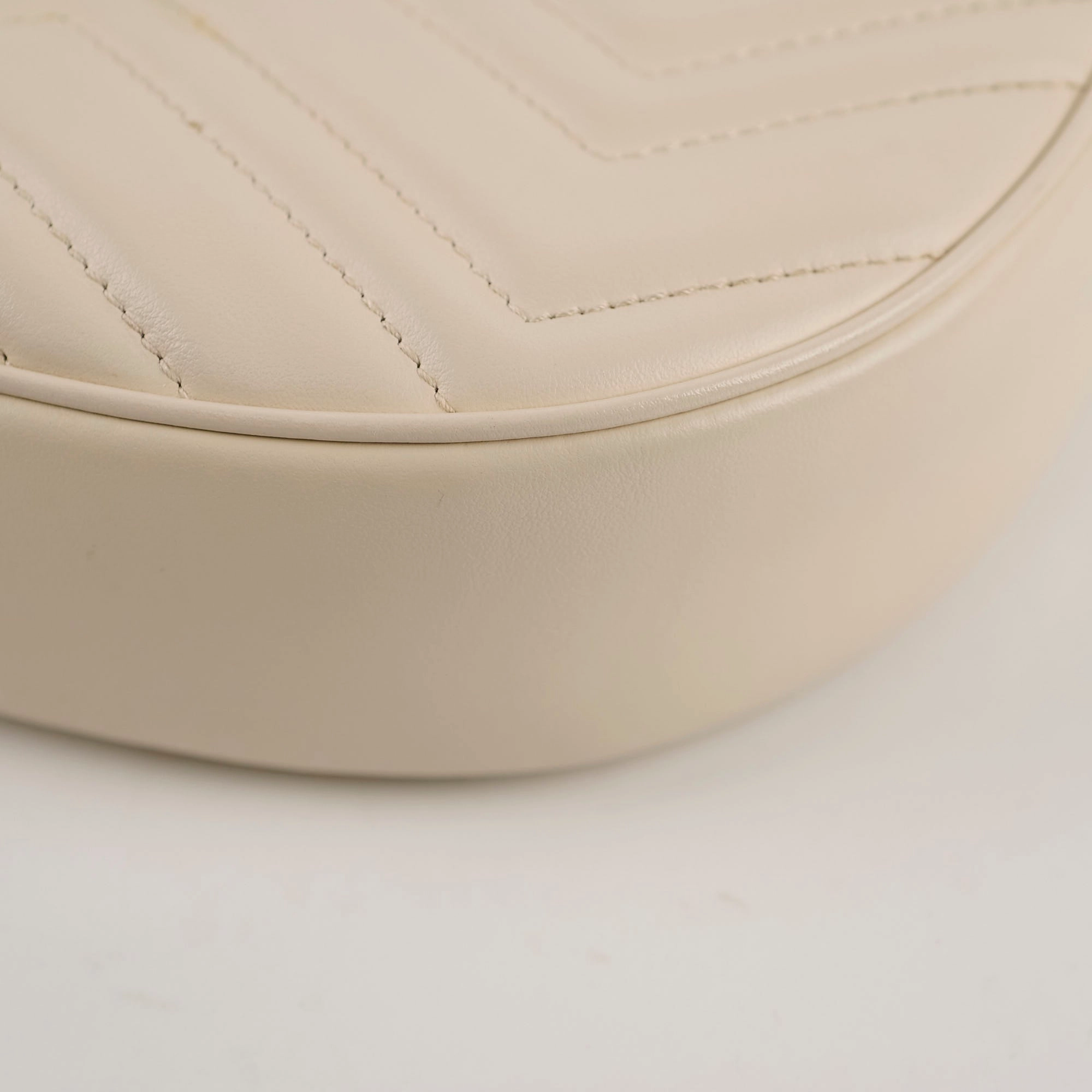 Gucci Small Marmont  Shoulder Bag Ivory