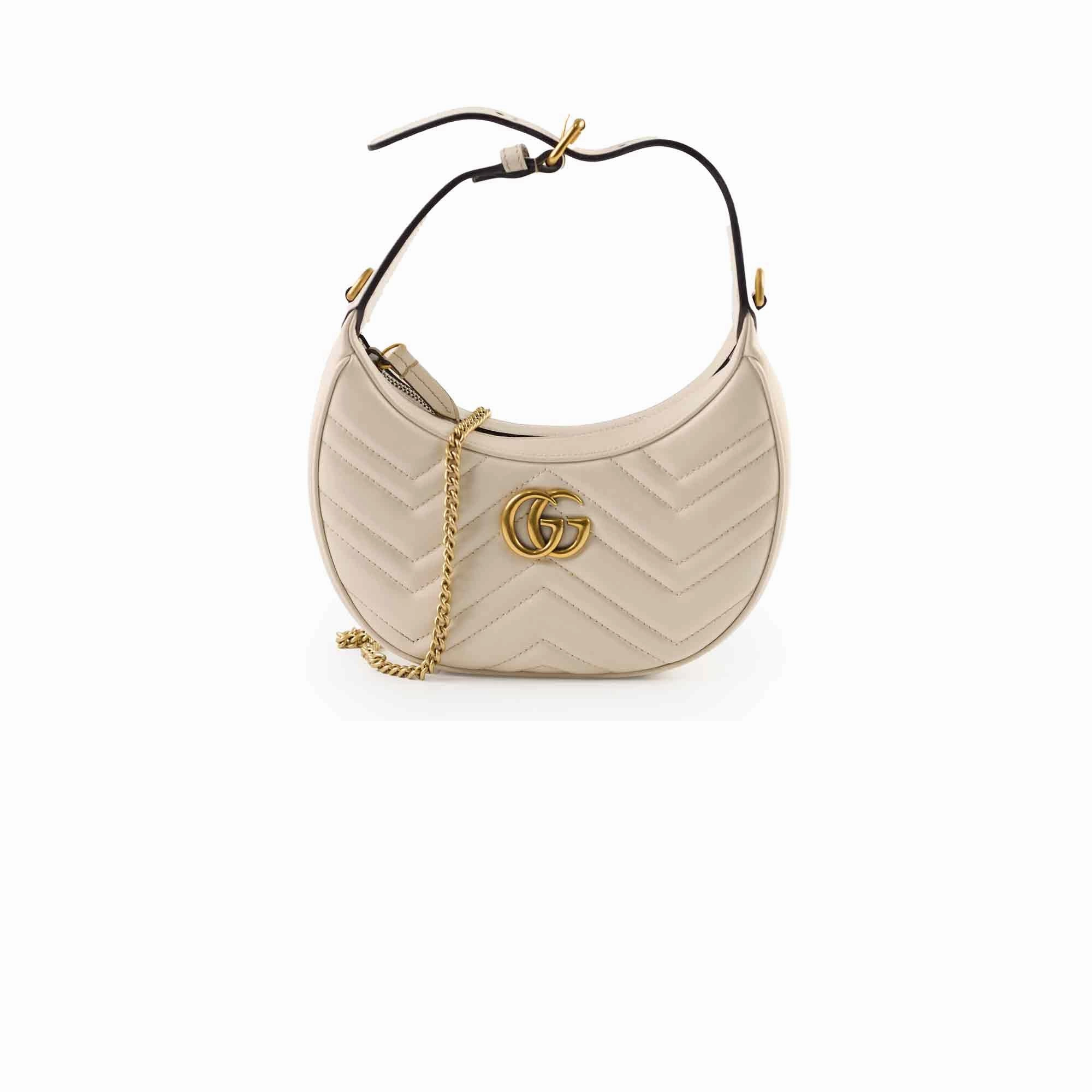 Gucci Small Marmont  Shoulder Bag Ivory