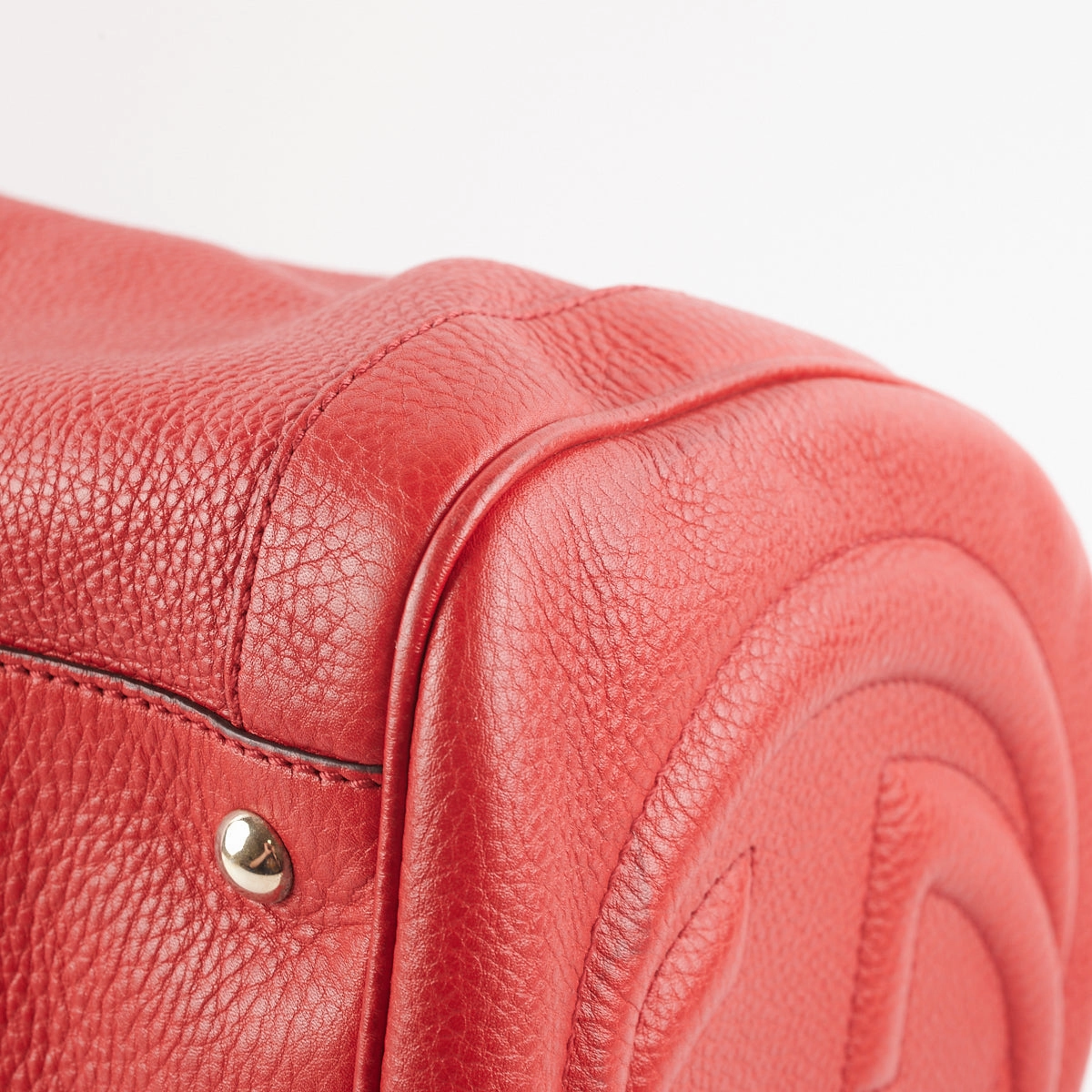 Gucci Soho Boston Red Top Handle Bag