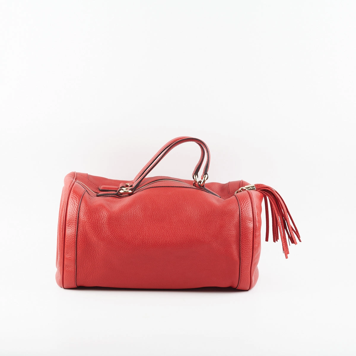 Gucci Soho Boston Red Top Handle Bag