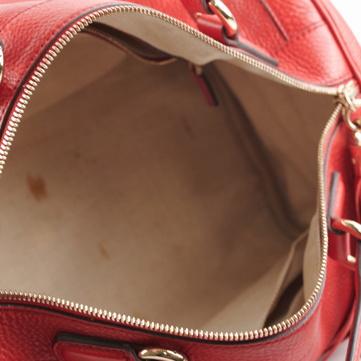 Gucci Soho Boston Red Top Handle Bag