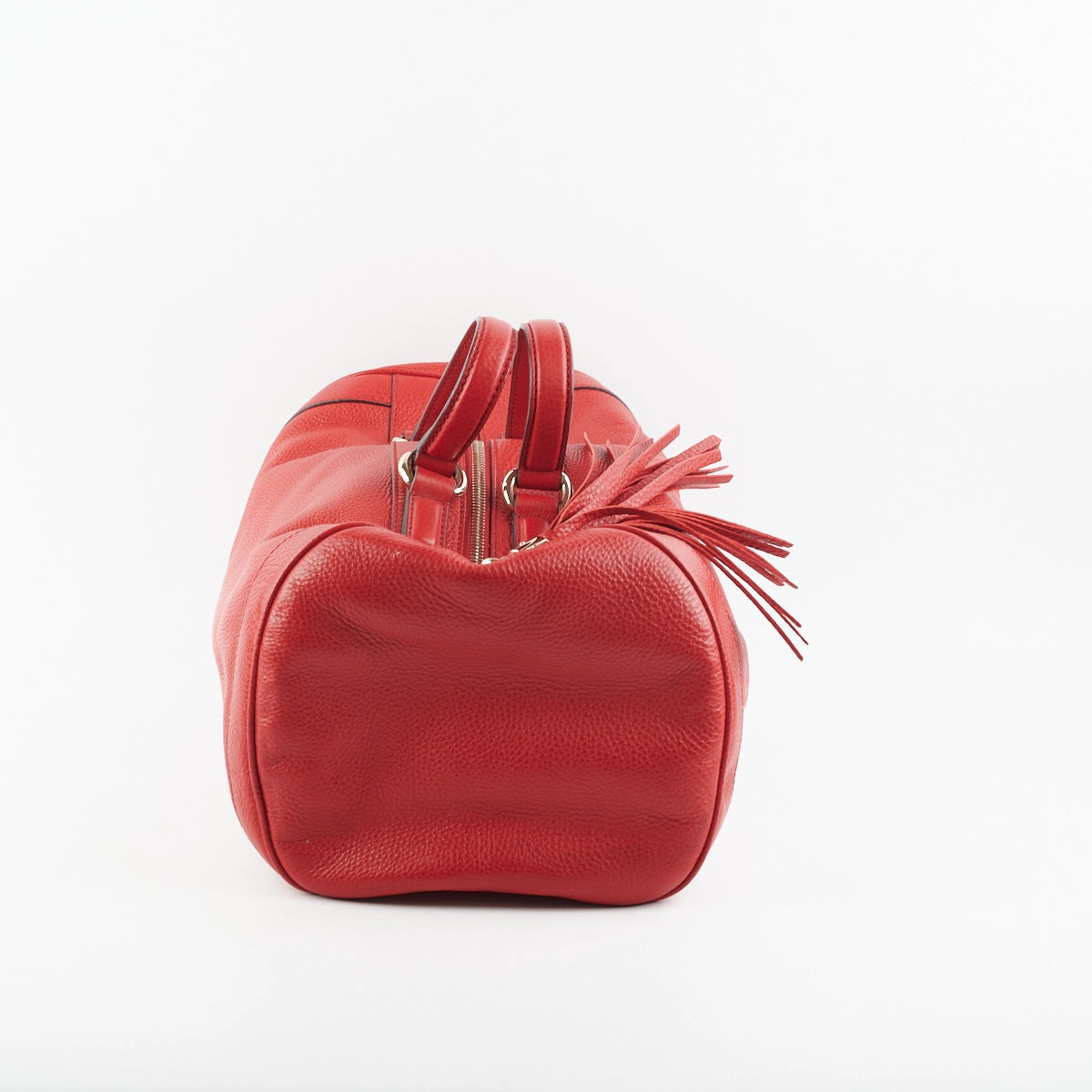 Gucci Soho Boston Red Top Handle Bag