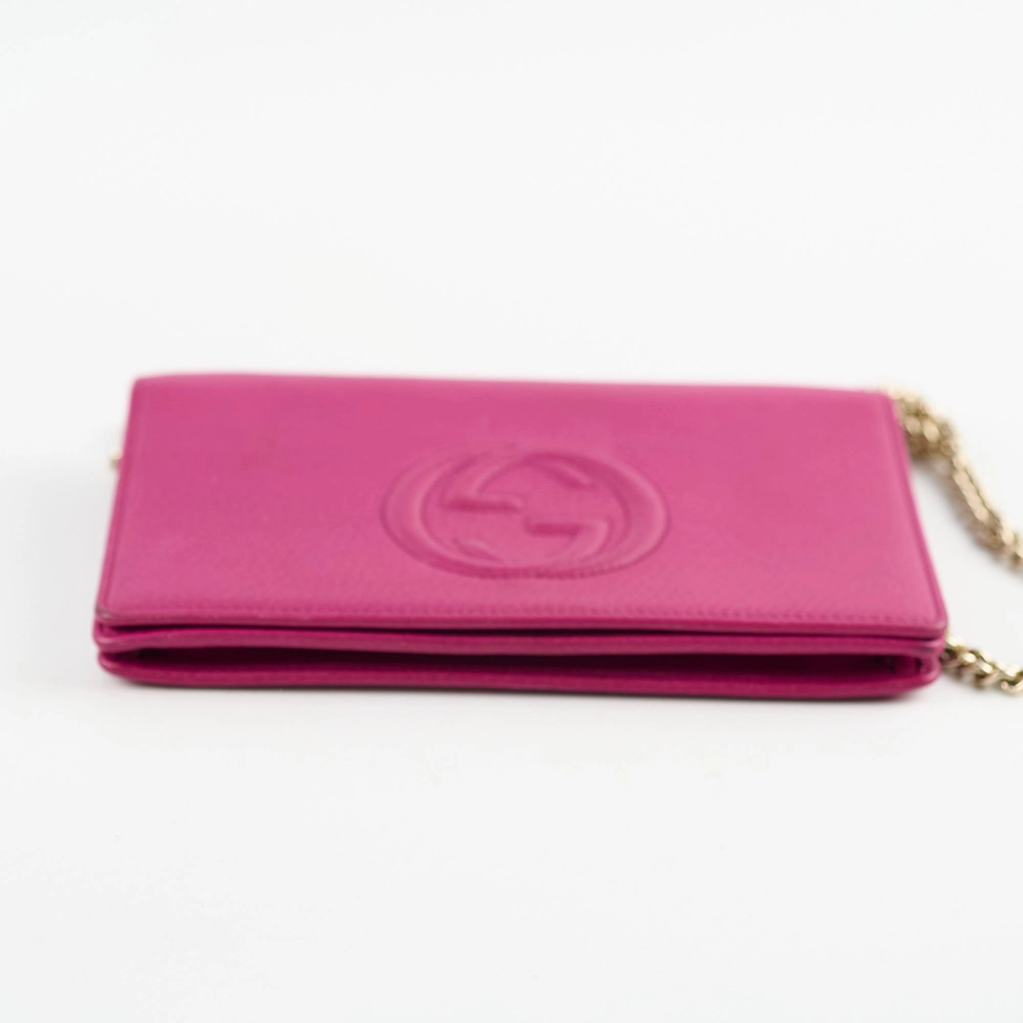 Gucci Soho Wallet on Chain Purple Bag