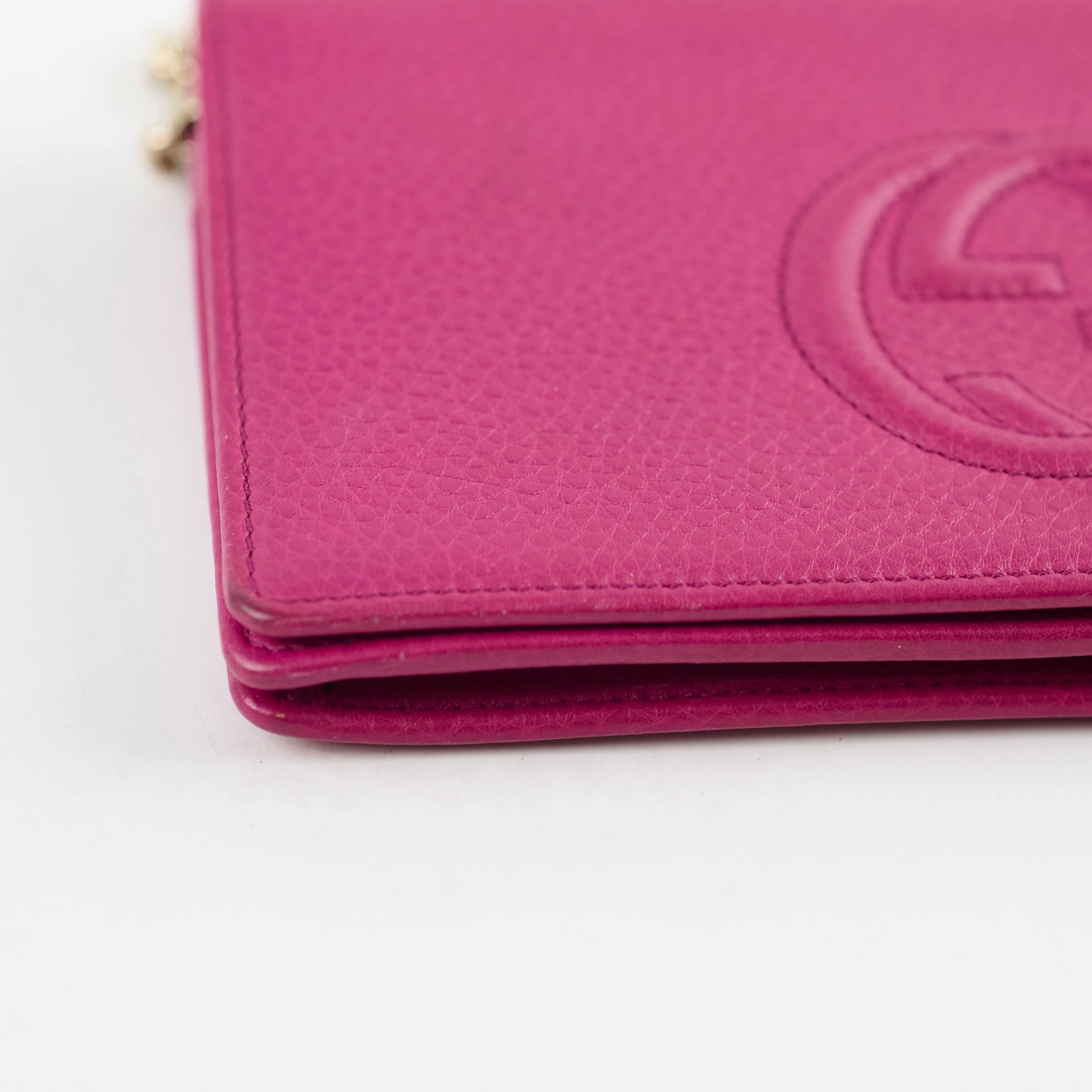 Gucci Soho Wallet on Chain Purple Bag