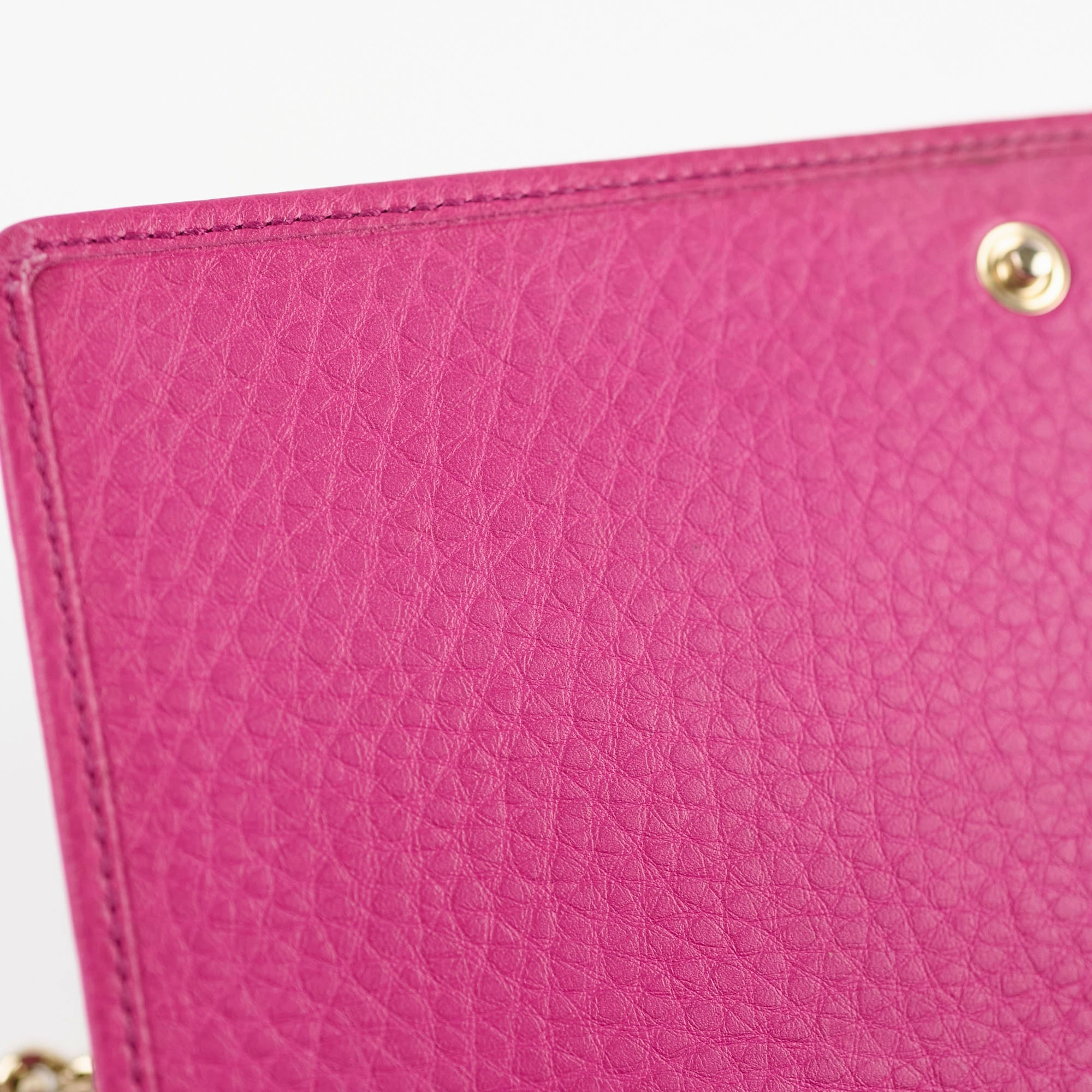 Gucci Soho Wallet on Chain Purple Bag