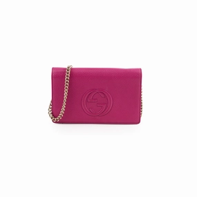 Gucci Soho Wallet on Chain Purple Bag