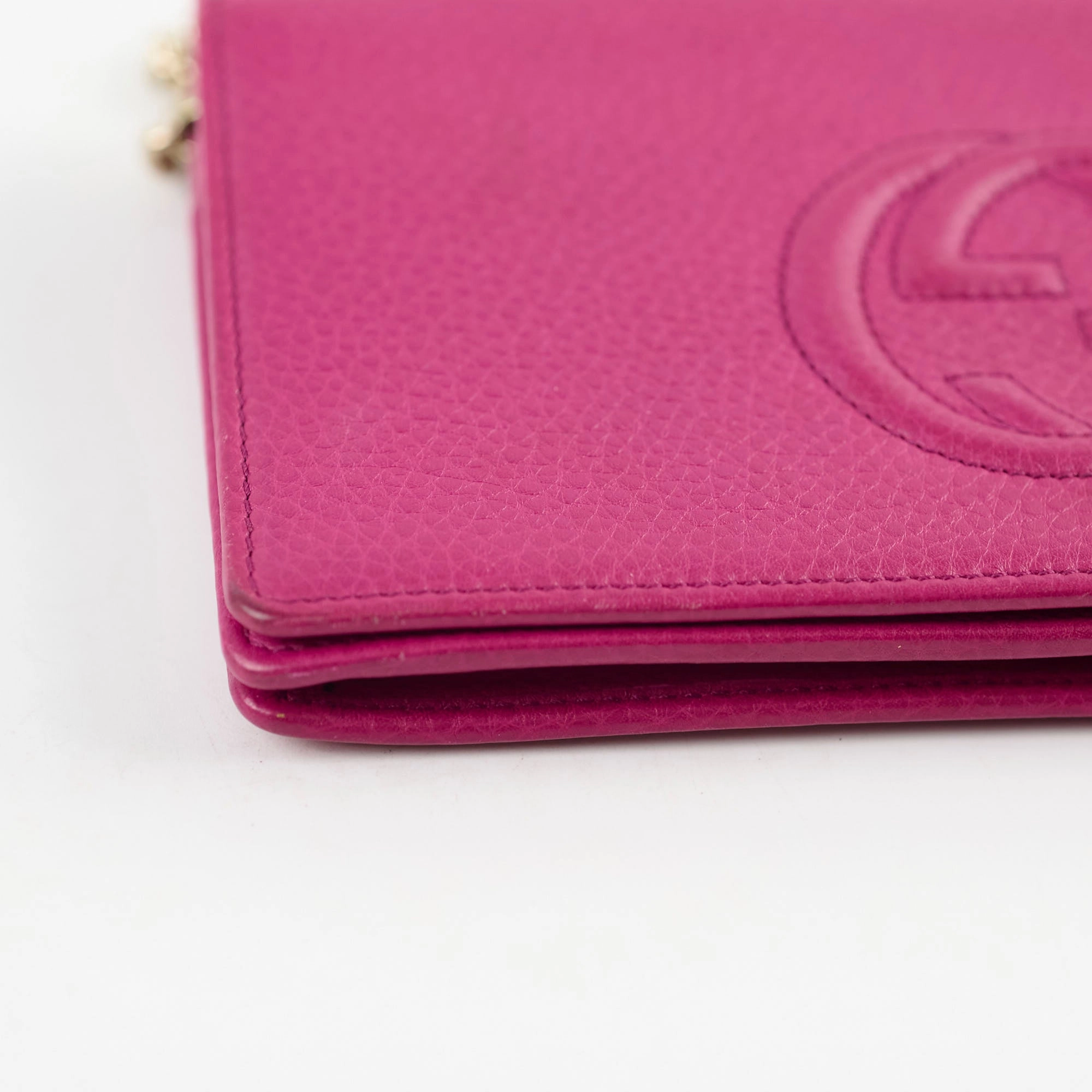 Gucci Soho Wallet on Chain Purple Bag