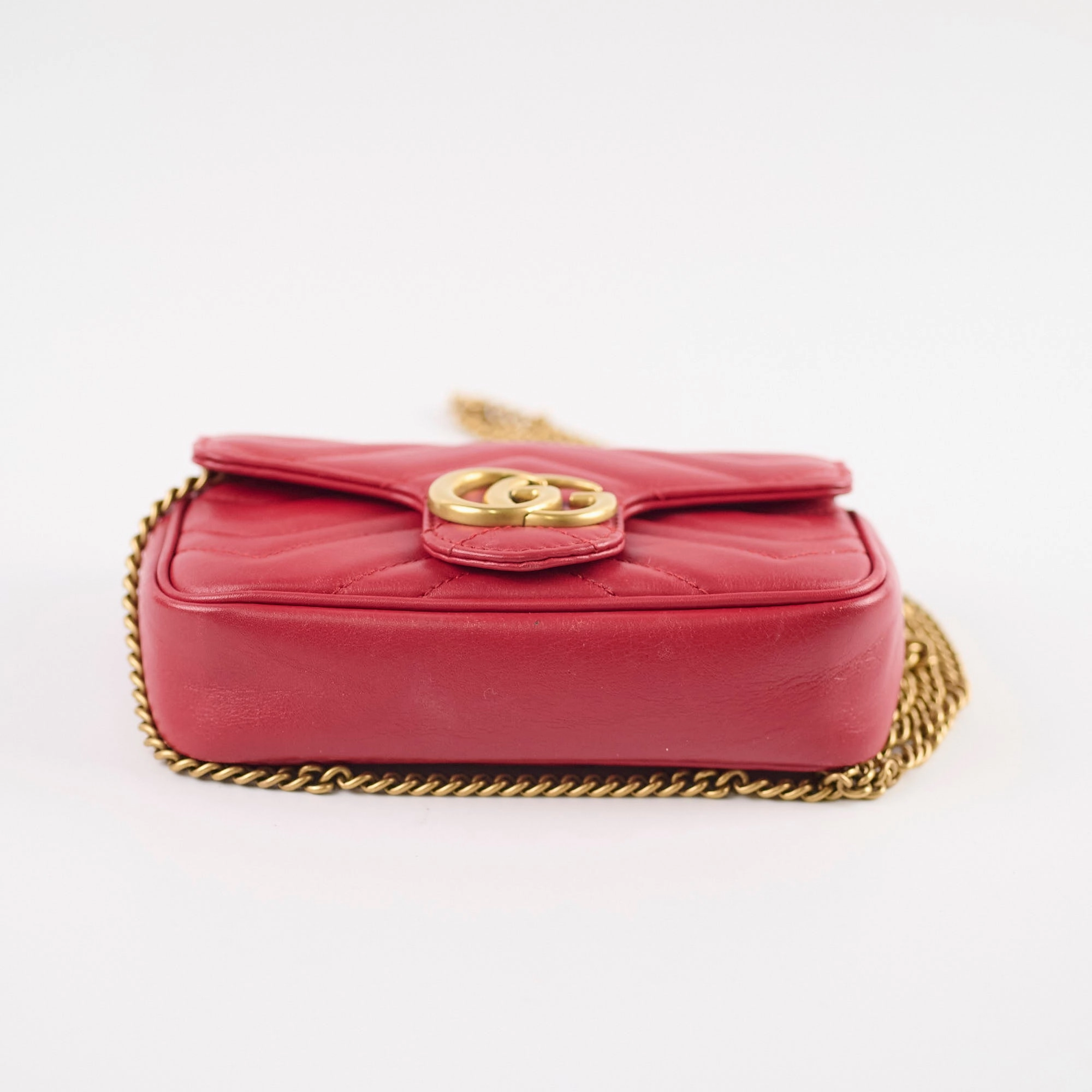 Gucci Supermini Marmont Red