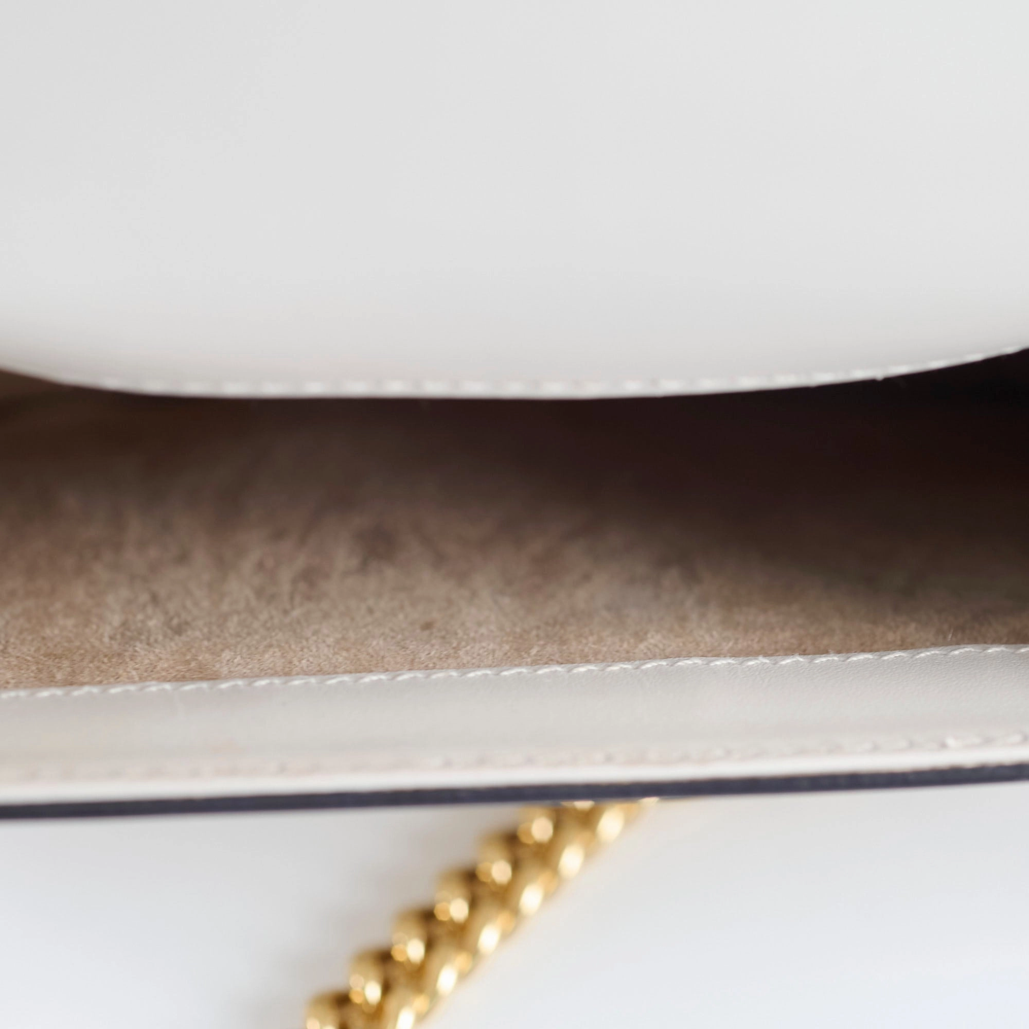 Gucci Sylvie Small Chain Bag White/Ivory