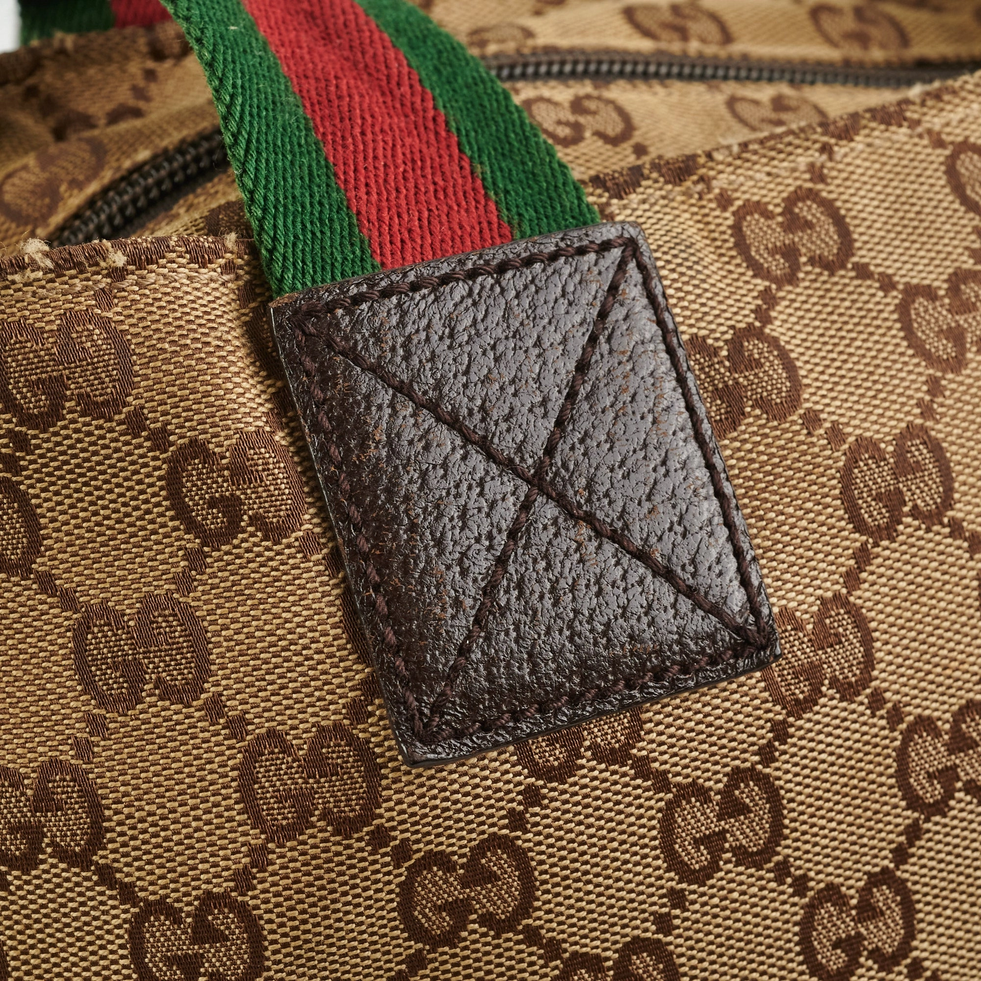 Gucci Vintage Canvas Tote
