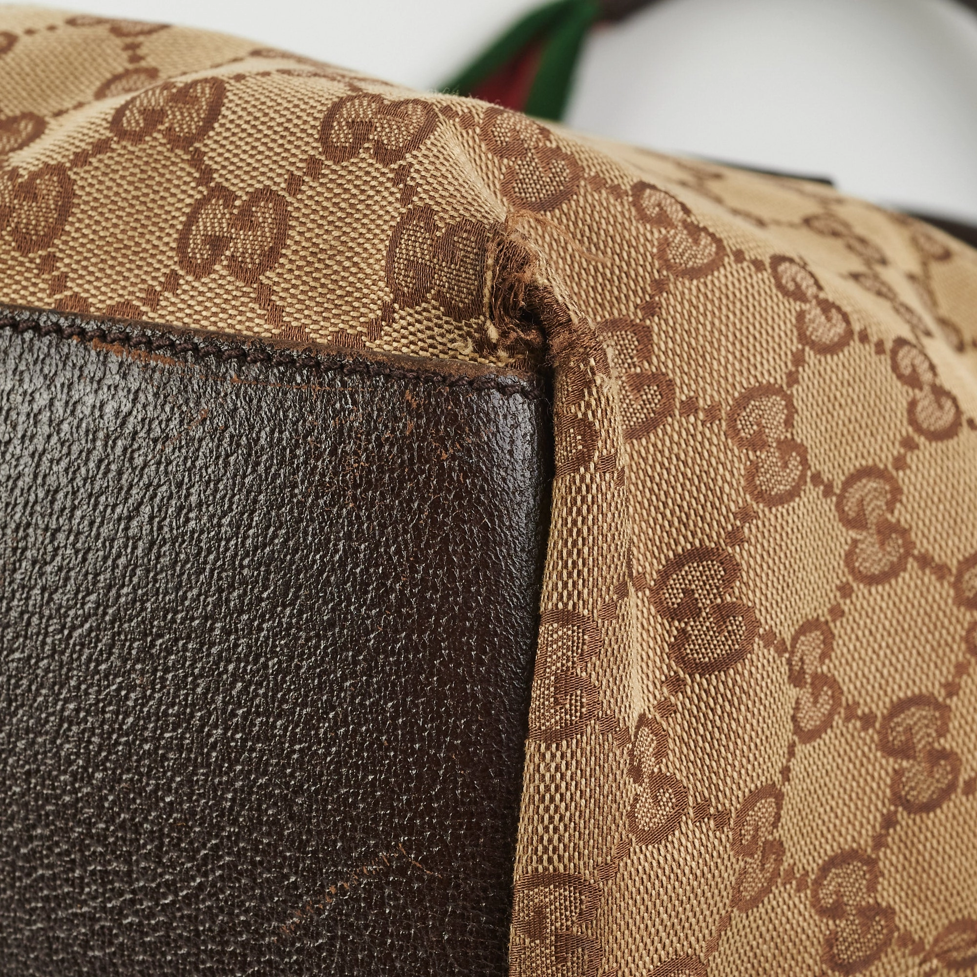 Gucci Vintage Canvas Tote