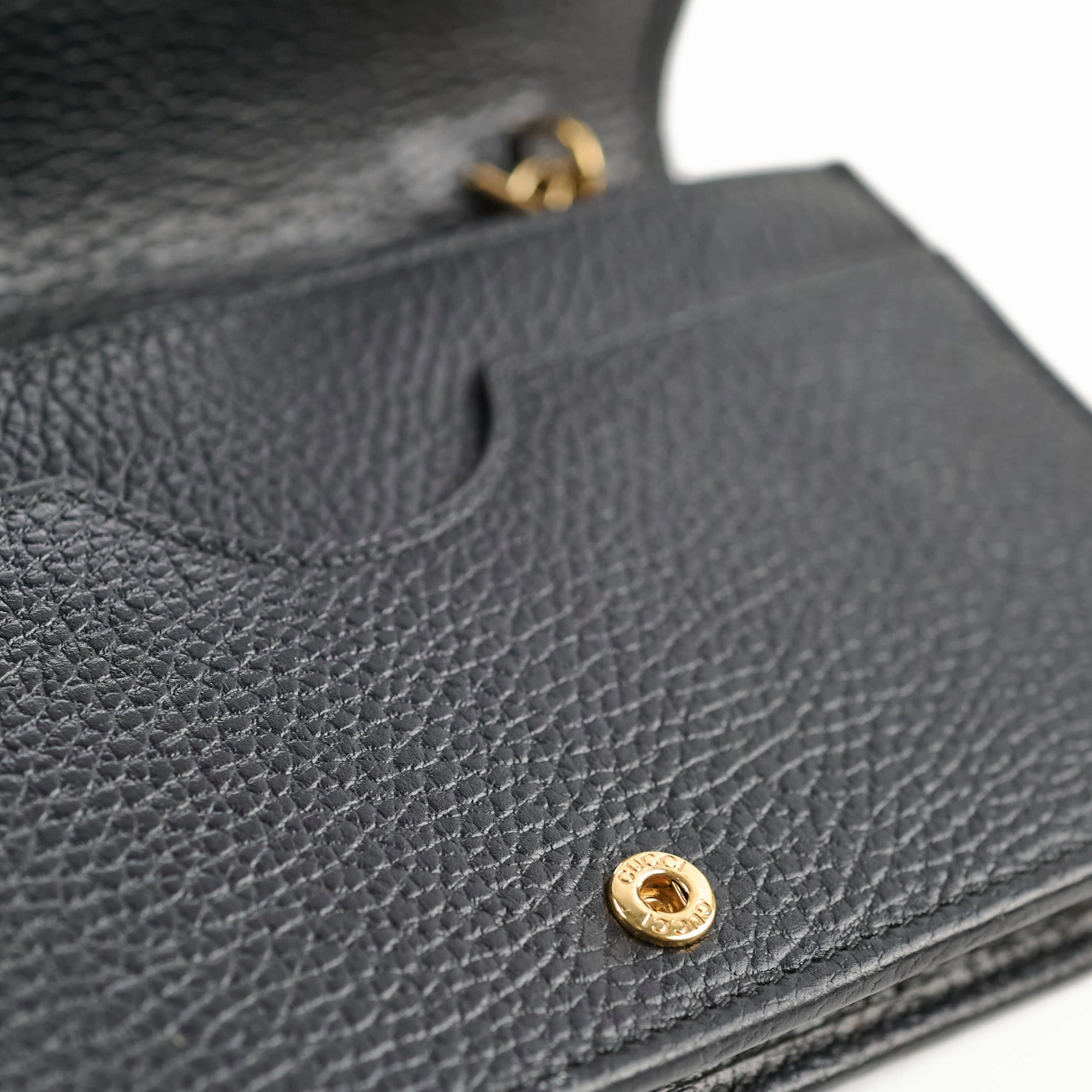 Gucci Wallet On Chain Black