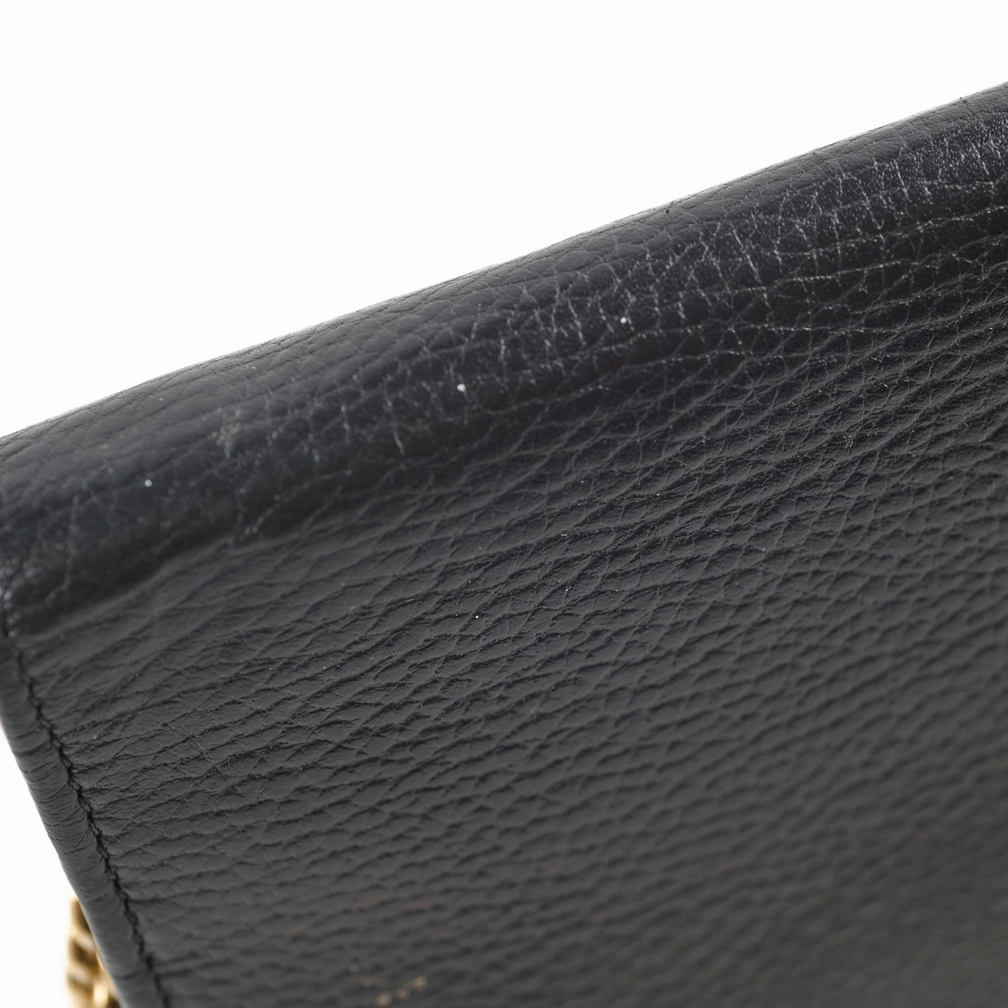 Gucci Wallet On Chain Black