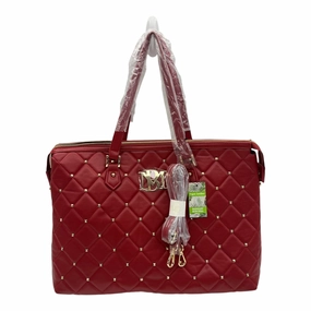 Handbag By Badgley Mischka In Red, Size:Large