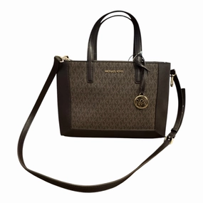 Handbag Designer By Michael Kors In Brown, Size:Medium
