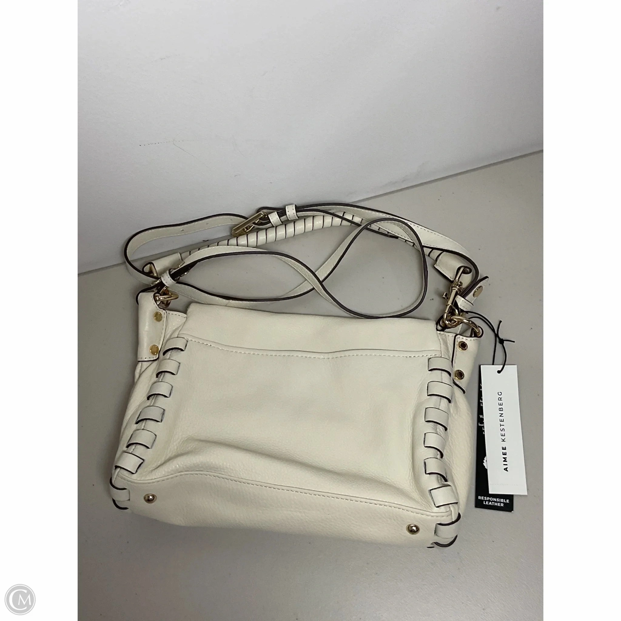 Handbag Leather By Aimee Kestenberg, Size: Large