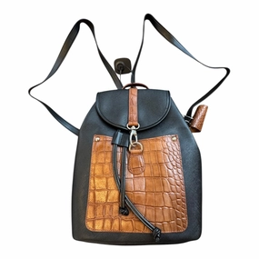 Handbag Leather By Aurielle In Black, Size:Medium