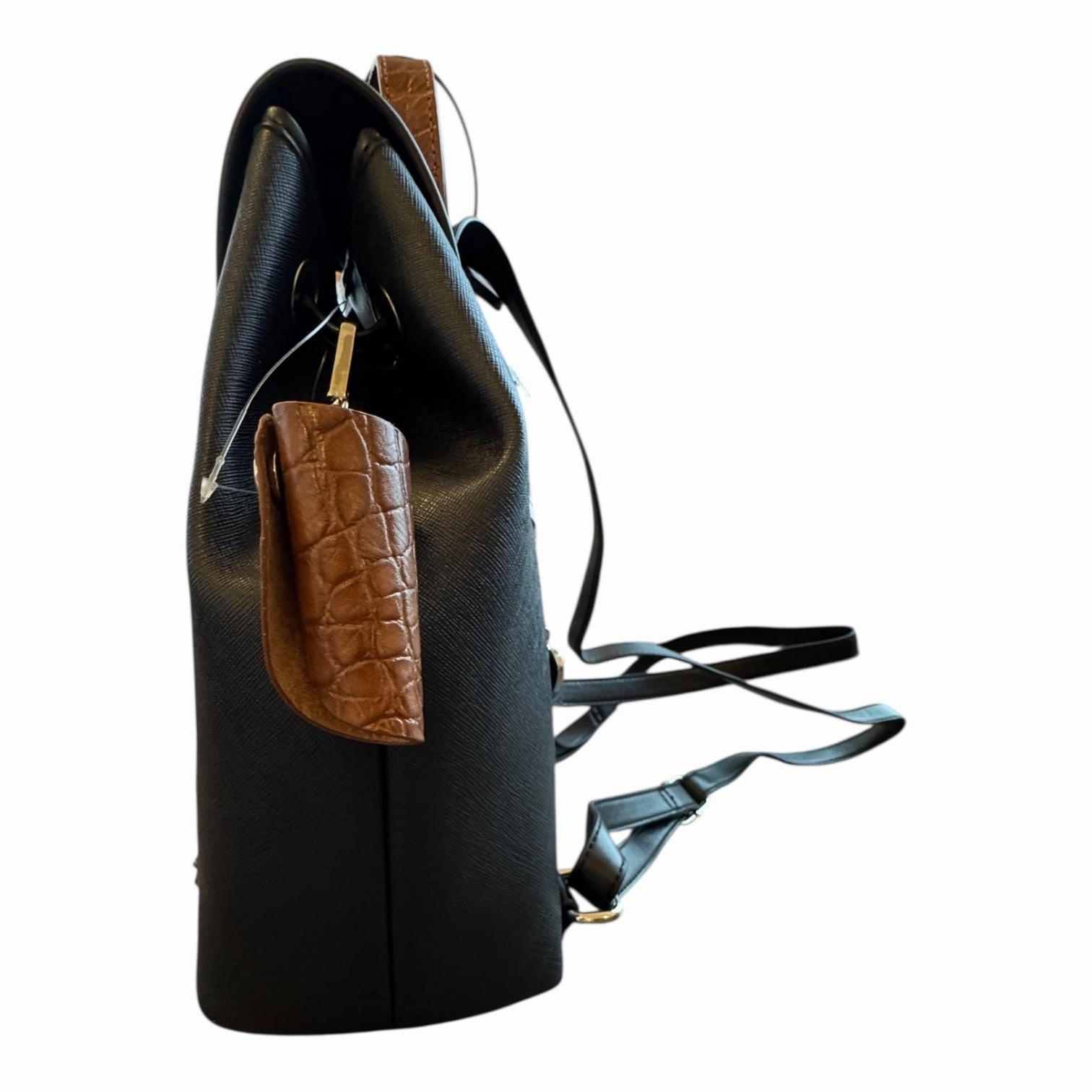 Handbag Leather By Aurielle In Black, Size:Medium