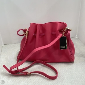 Handbag Leather By Badgley Mischka, Size: Medium