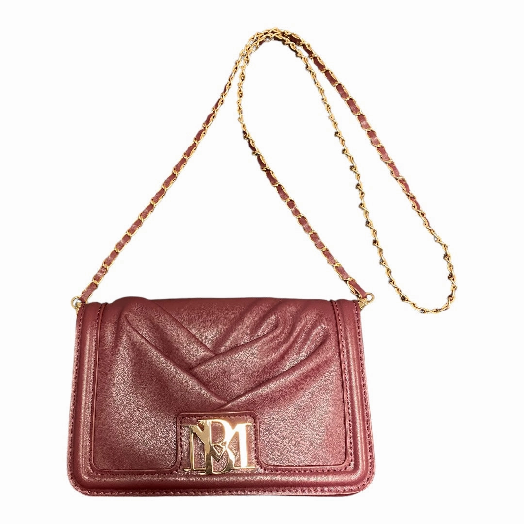 Handbag Leather By Badgley Mischka, Size: Small