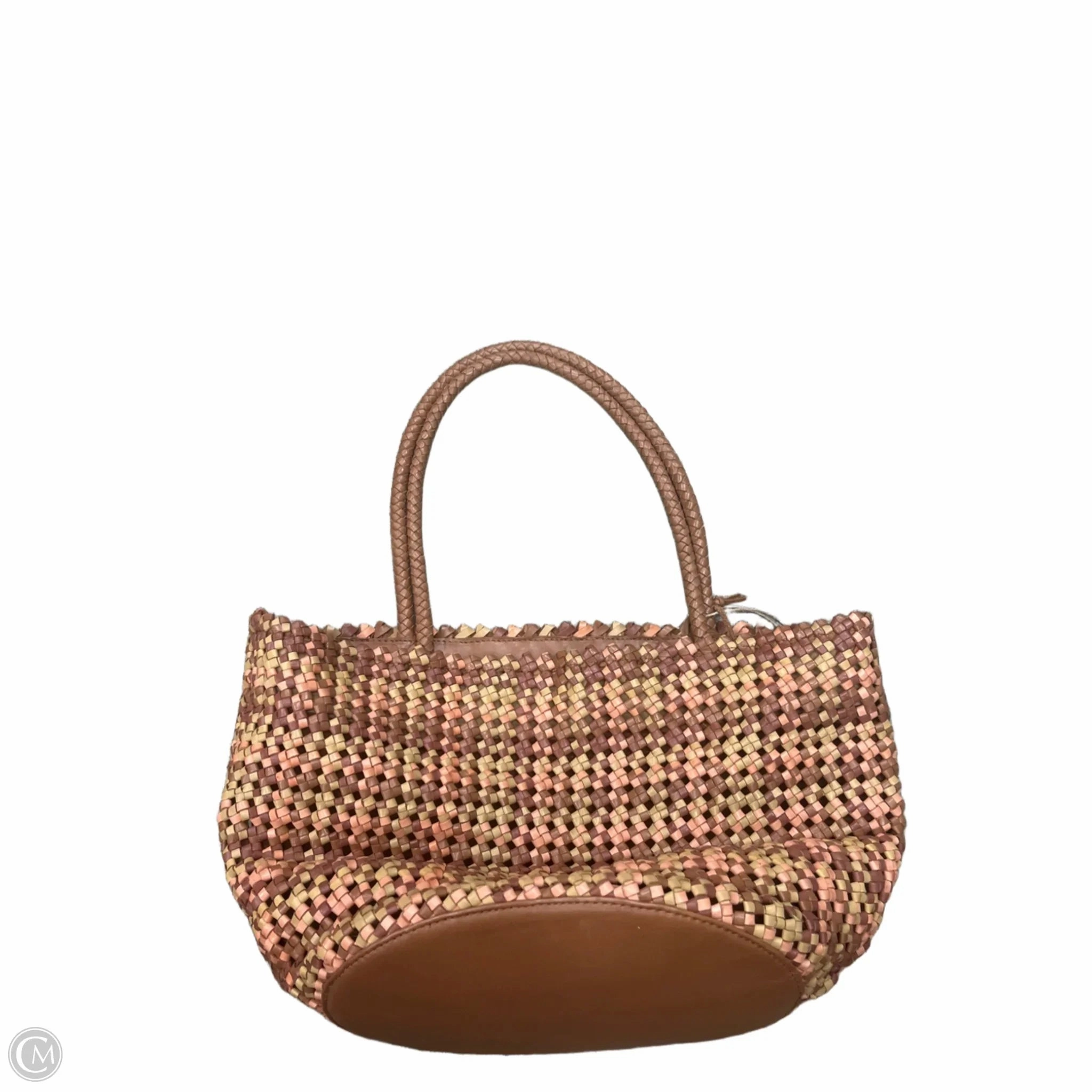 Handbag Leather By Clothes Mentor, Size: Medium