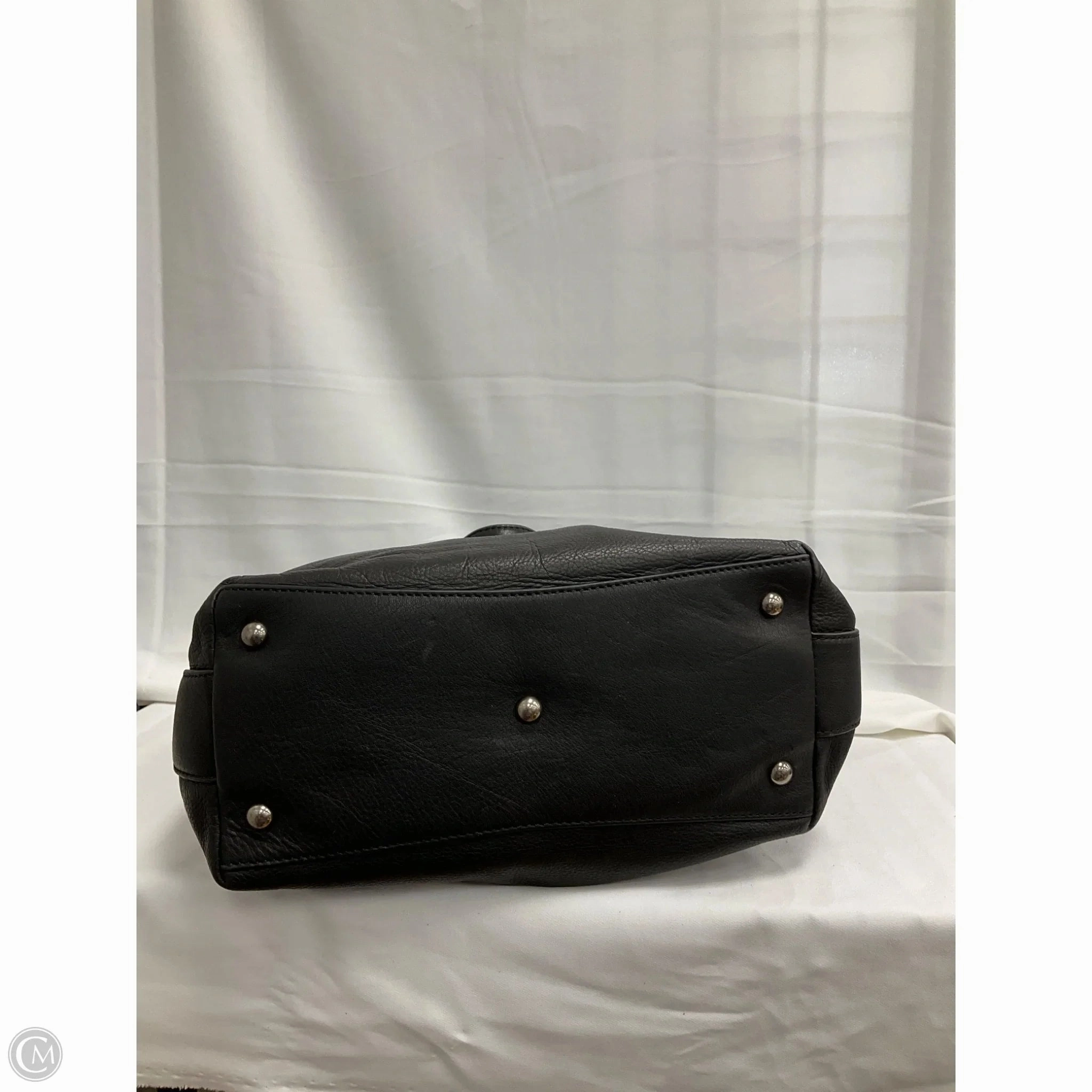 Handbag Leather By Frye, Size: Medium