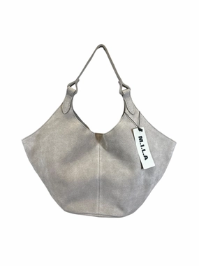 Handbag Leather By M.I.L.A, Size: Medium