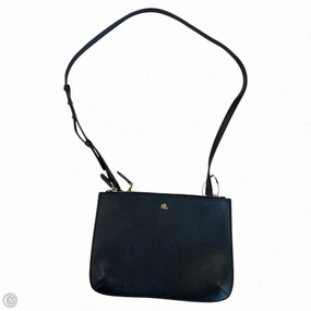 Handbag Leather By Ralph Lauren Black Label, Size: Small