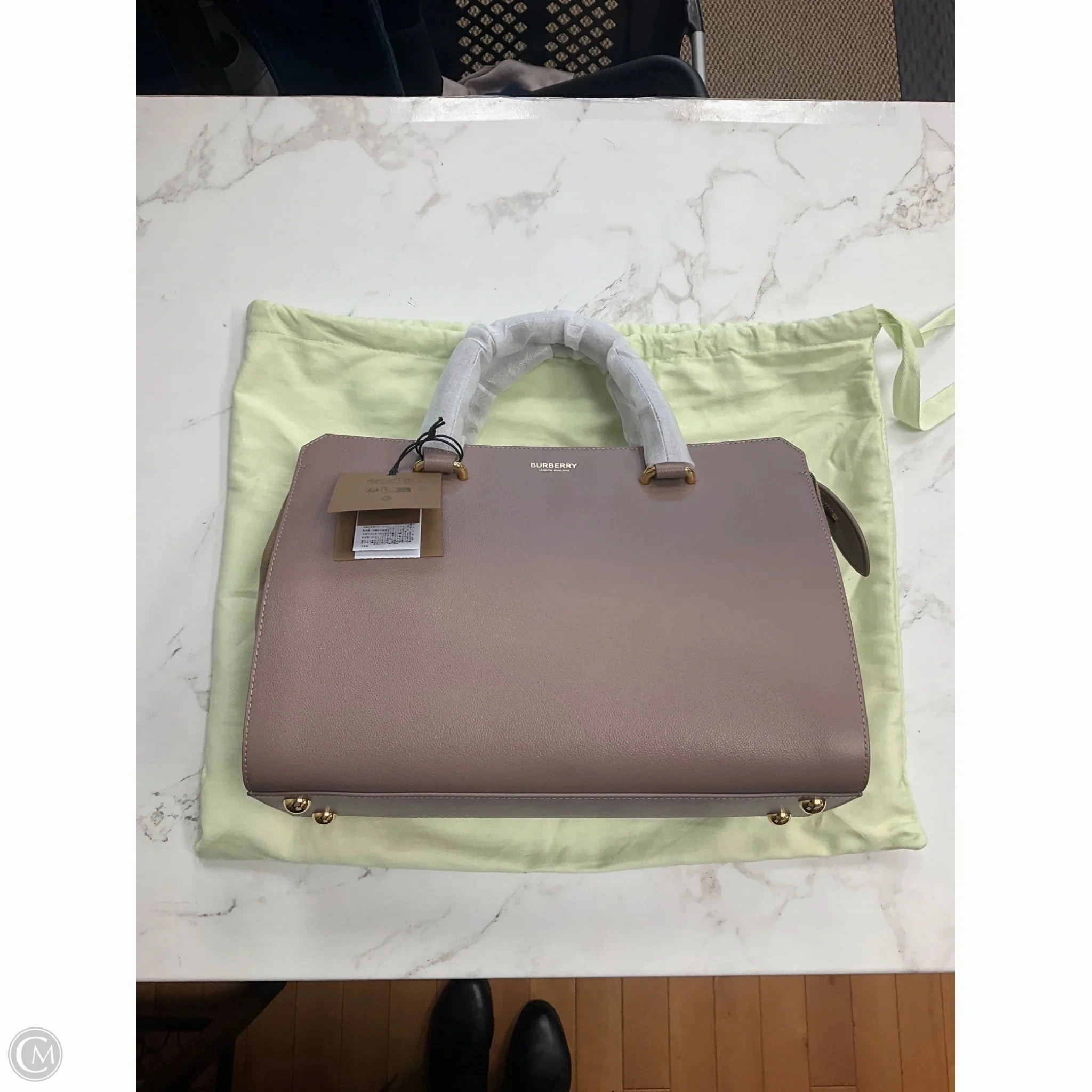 Handbag Luxury Designer By Burberry, Size: Large