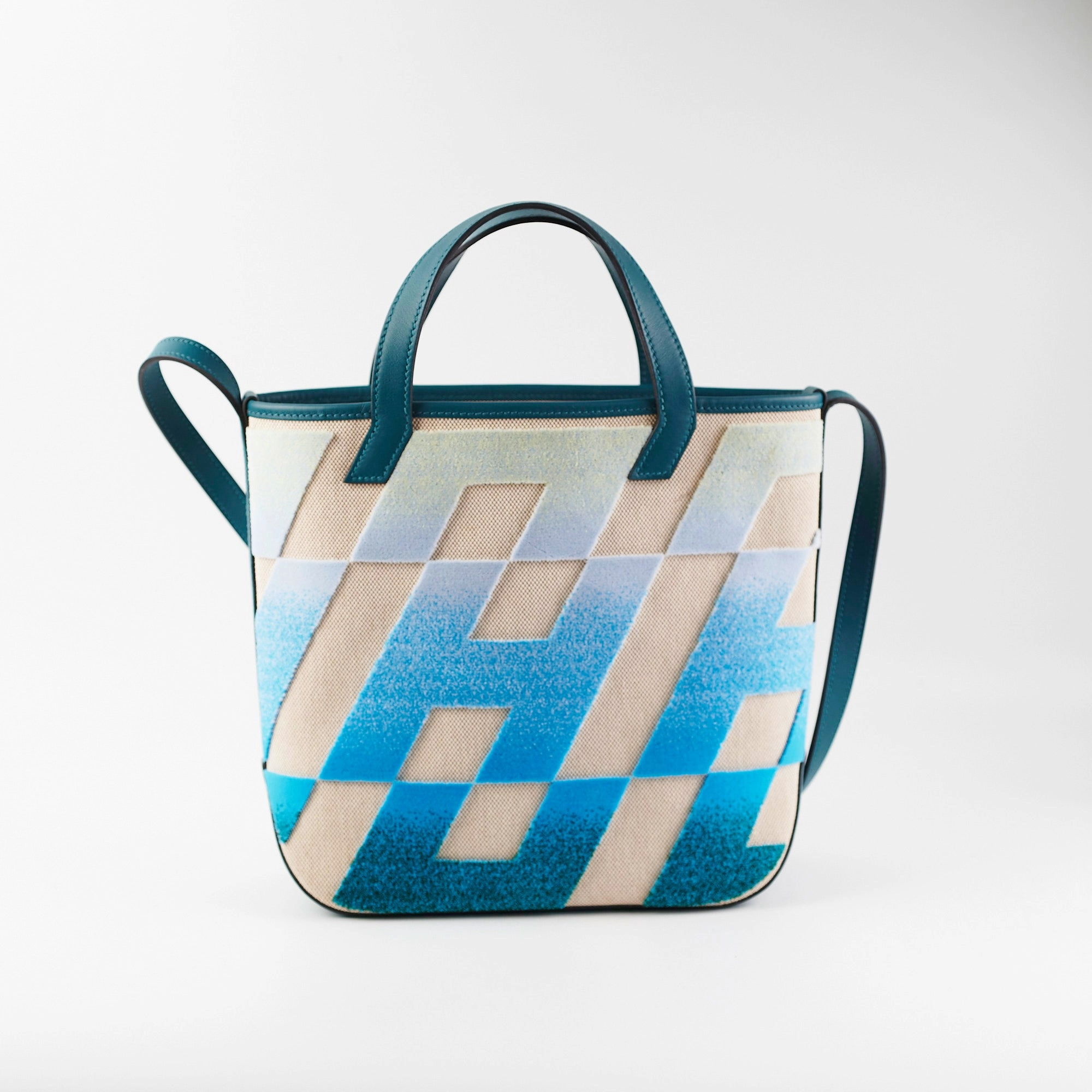 Hermes Biais 27 Blue Shoulder Bag