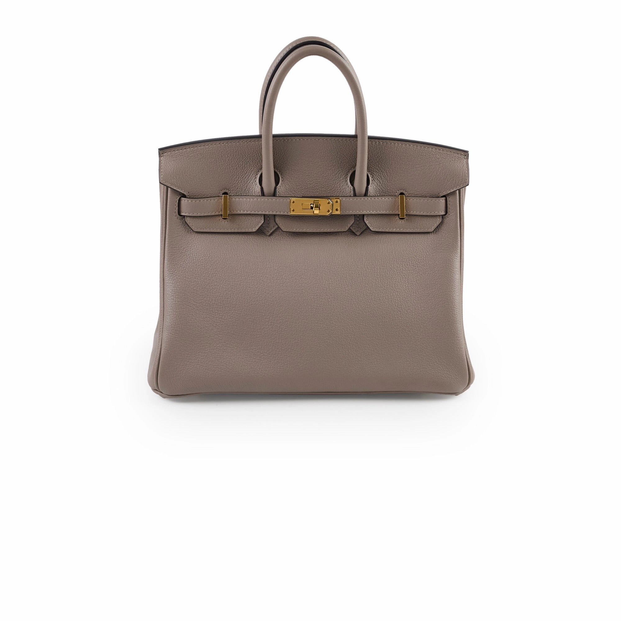 Hermes Birkin 25 Gris Ashphalt Novillo Stamp Y