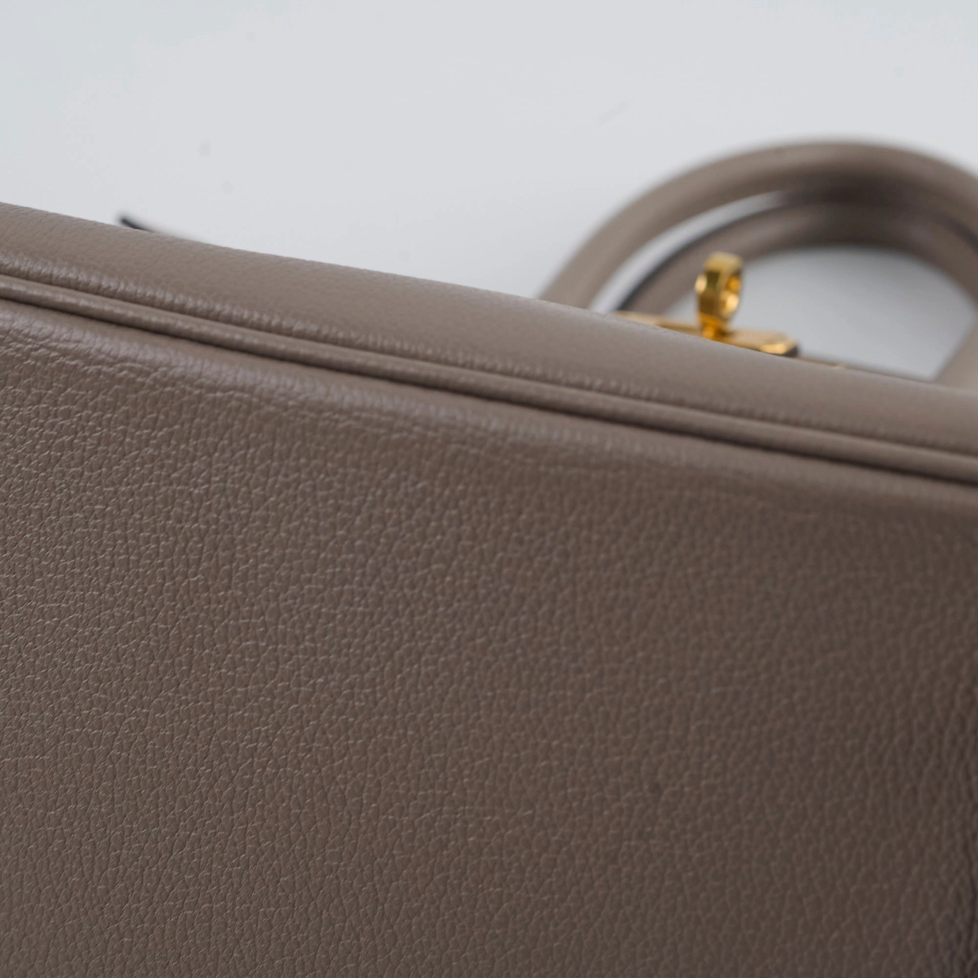 Hermes Birkin 25 Gris Ashphalt Novillo Stamp Y