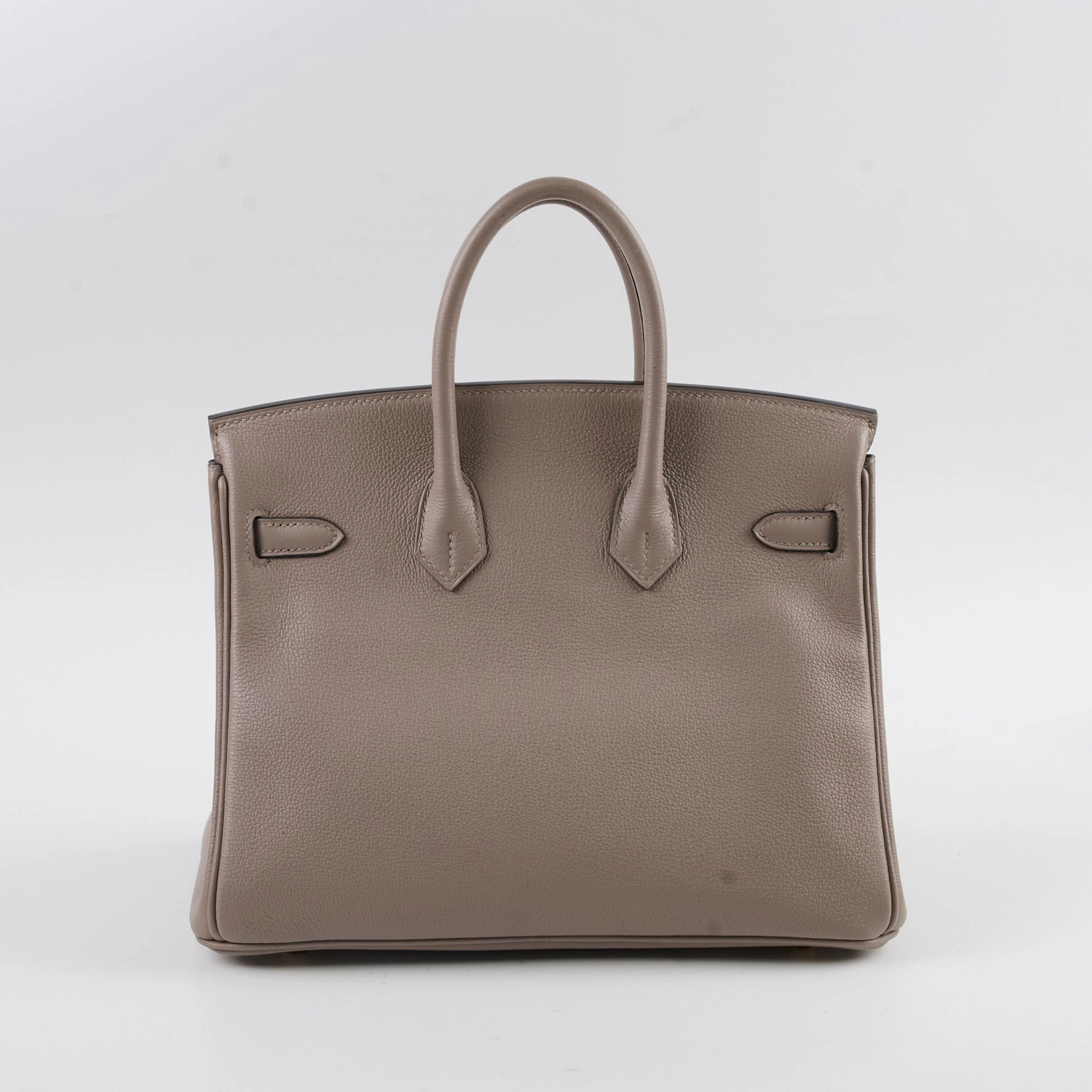 Hermes Birkin 25 Gris Ashphalt Novillo Stamp Y