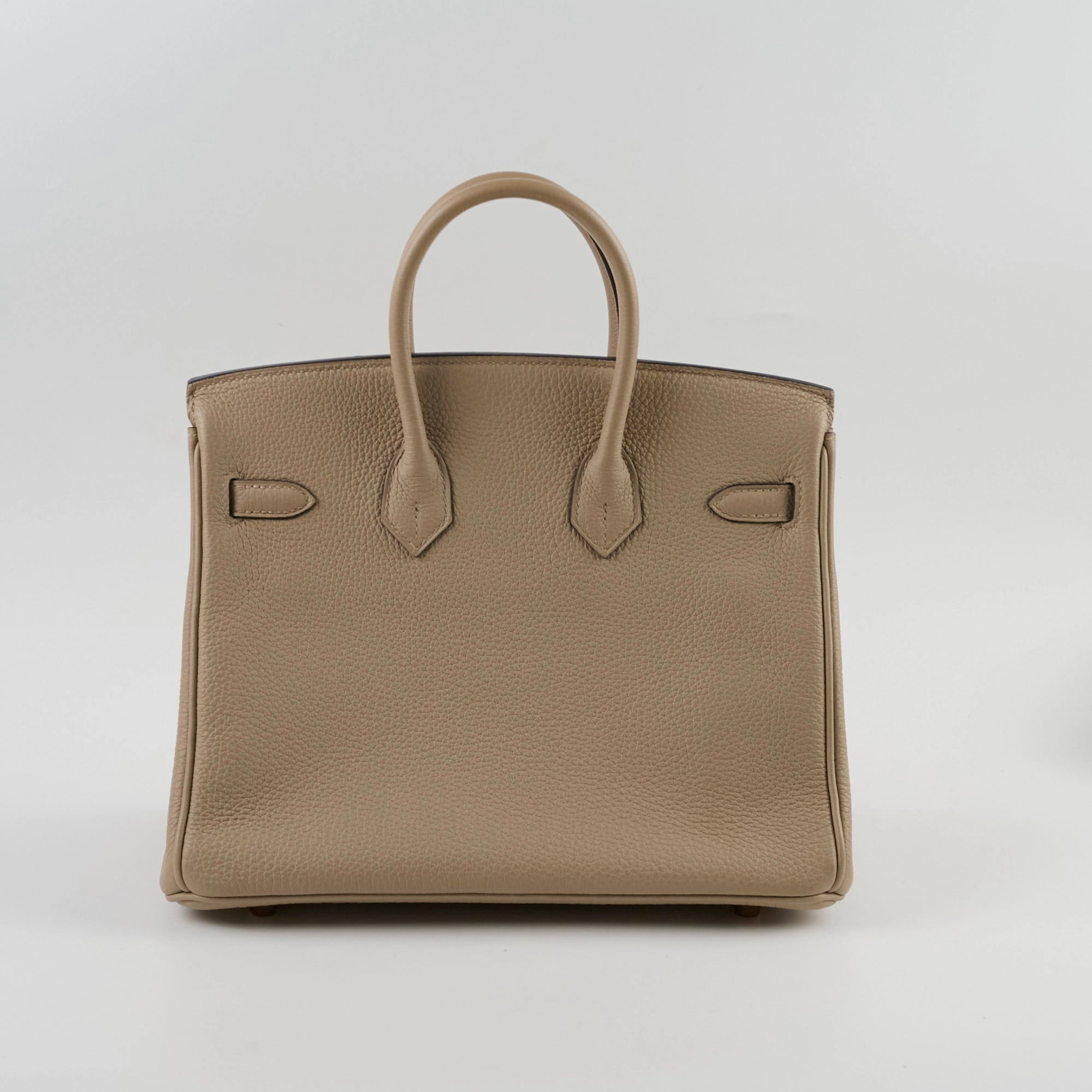 Hermes Birkin 25 Gris Tourterelle Togo C Stamp