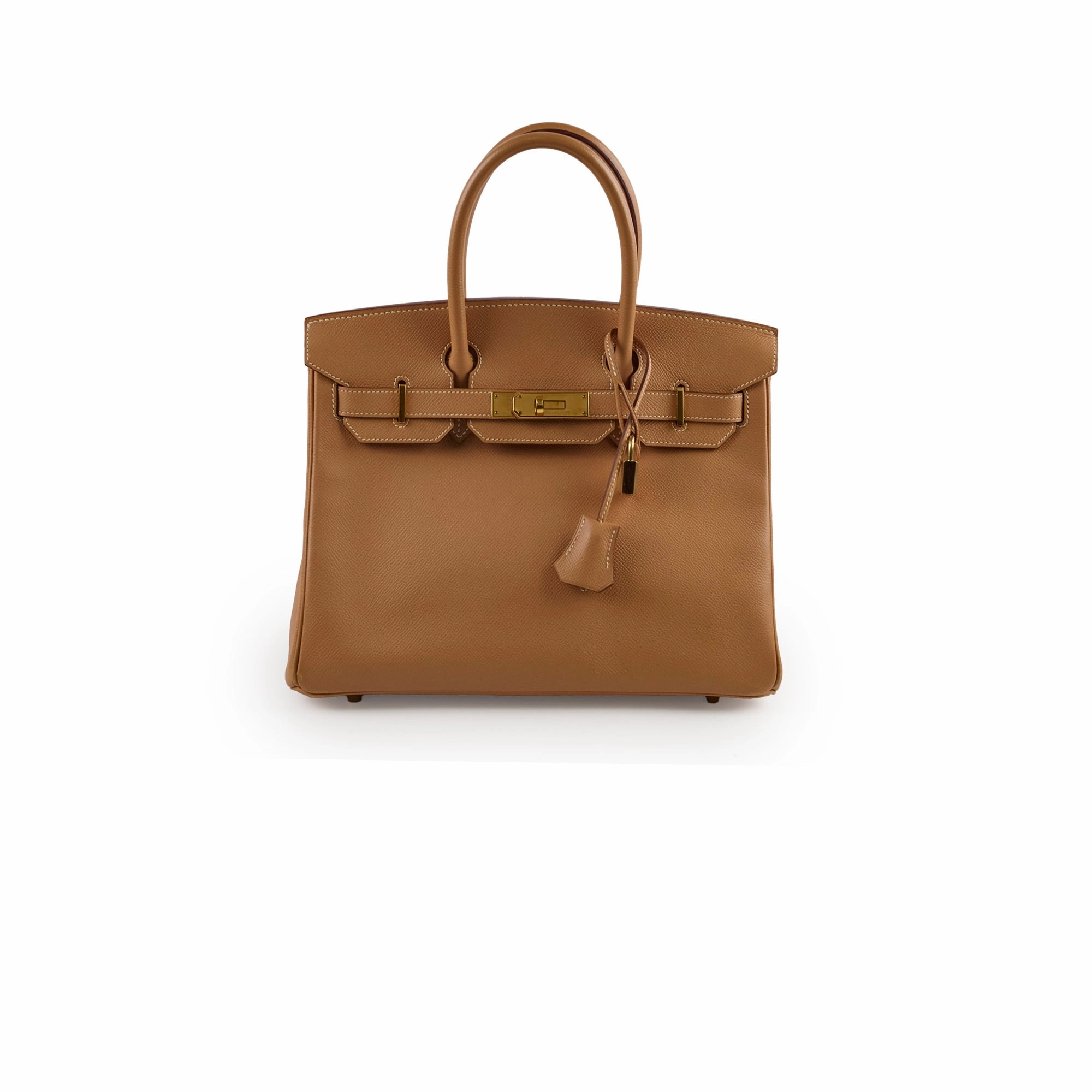 Hermes Birkin 30 Courchevel E Square Stamp Natural 2001