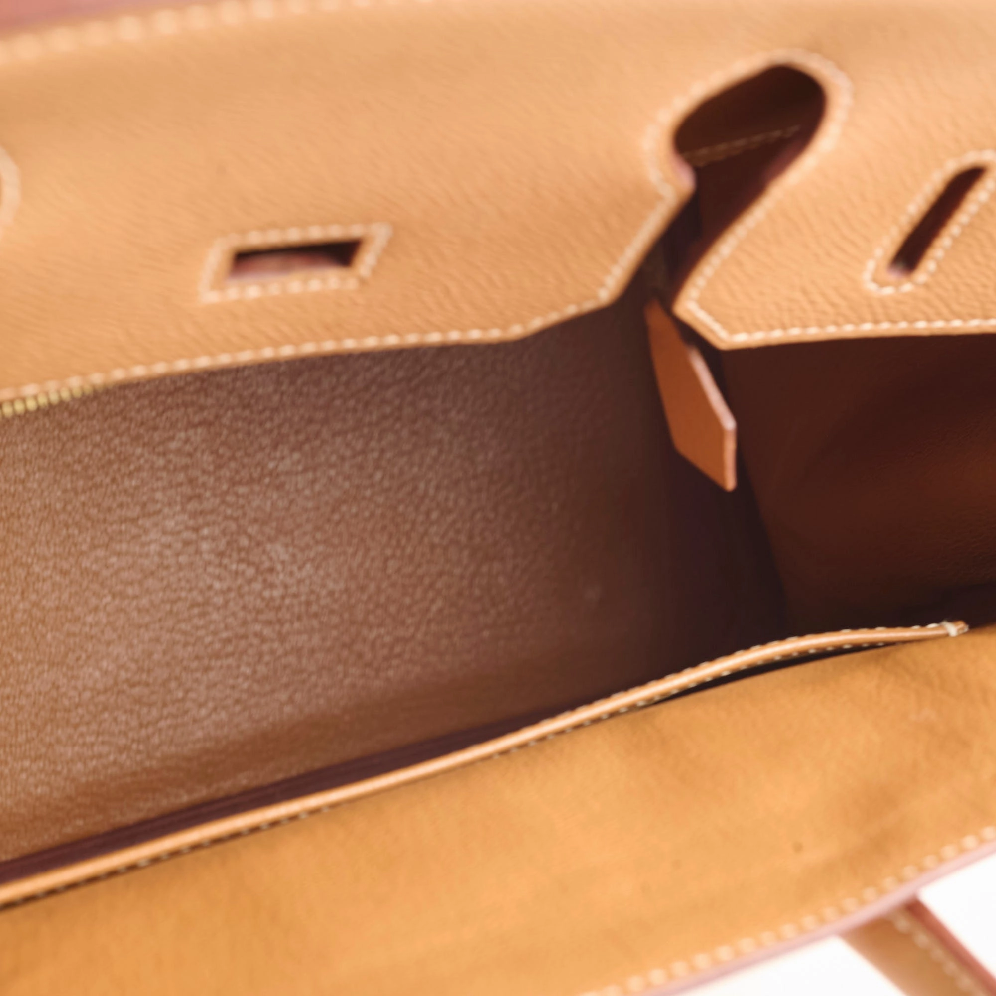 Hermes Birkin 30 Courchevel E Square Stamp Natural 2001