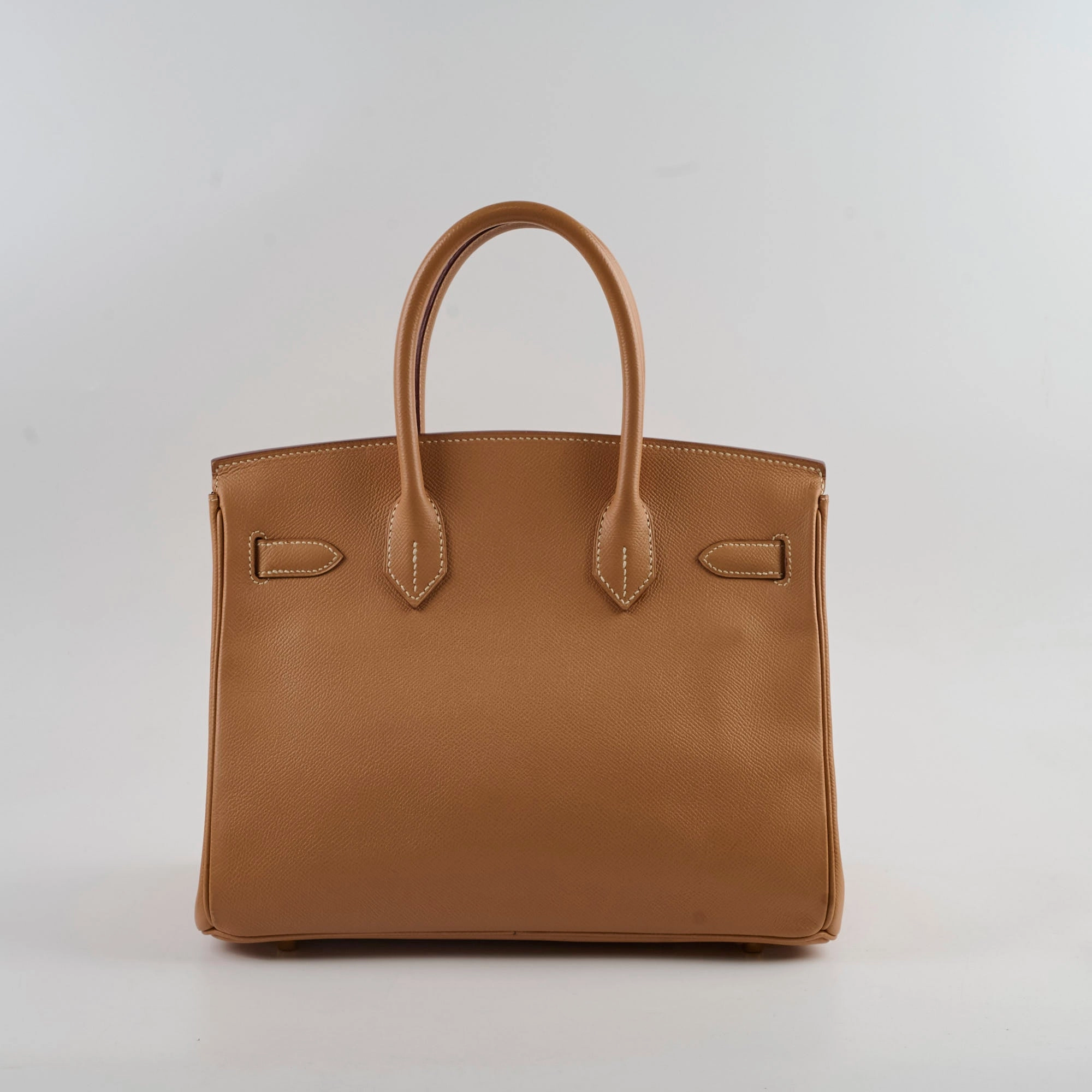 Hermes Birkin 30 Courchevel E Square Stamp Natural 2001