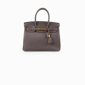 Hermes Birkin 30 Etain C Stamp (2018)
