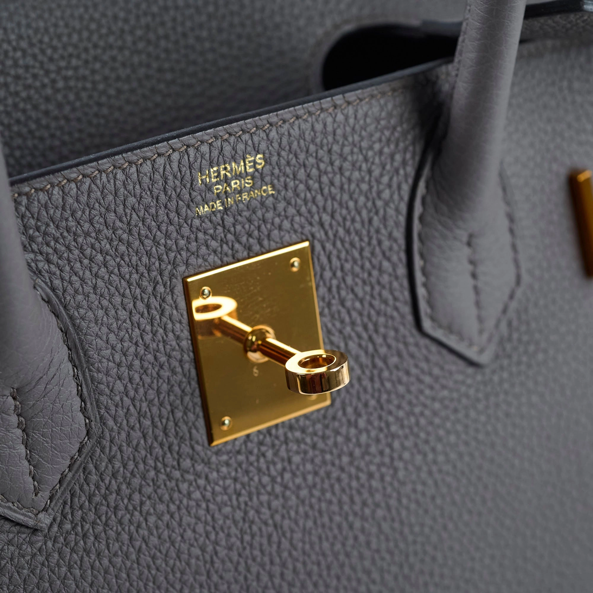 Hermes Birkin 30 Etain C Stamp (2018)